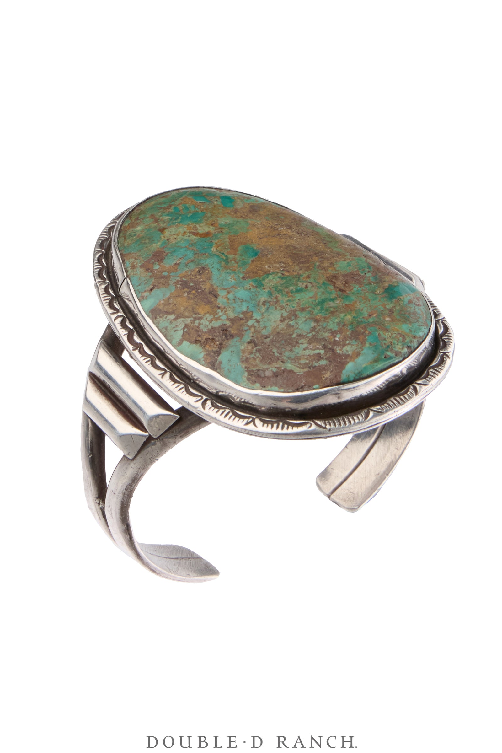 Cuff, Specimen, Turquoise, Hallmark, Vintage Mid 20th Century, 4173