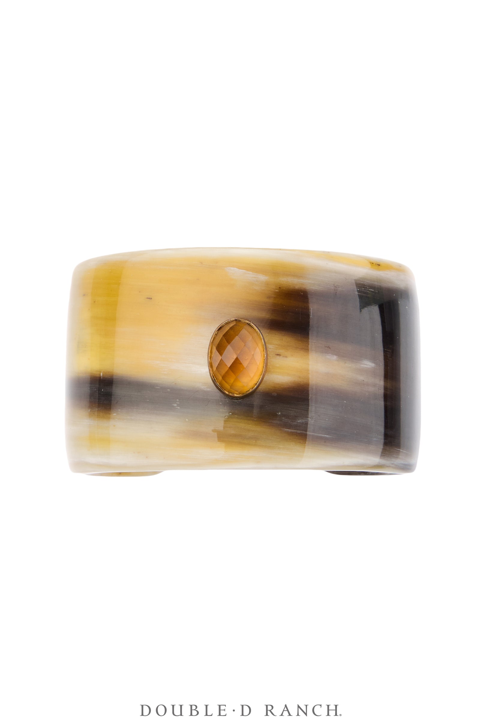 Cuff, Novelty, Horn, Faceted Citrine Jewels, Contemporary, 4284