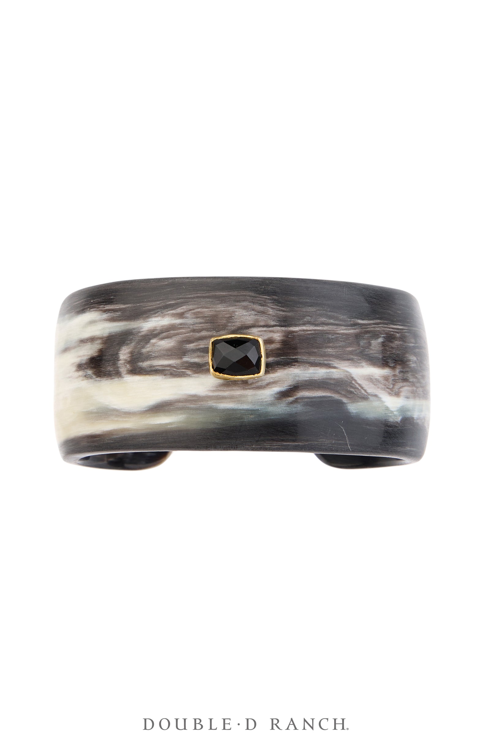 Cuff, Novelty, Horn, Faceted Jewels, Onyx, Contemporary, 4287