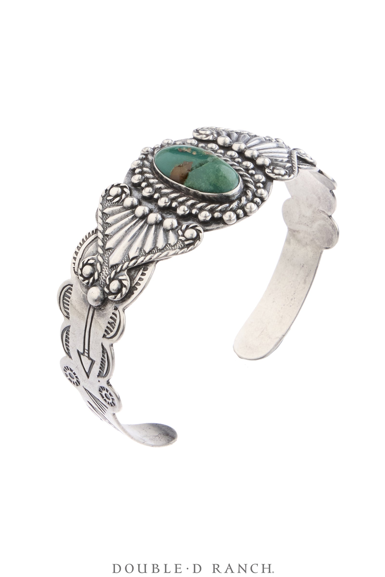 Cuff, Fred Harvey Railroad Era, Turquoise, Hallmark, Vintage, 4346