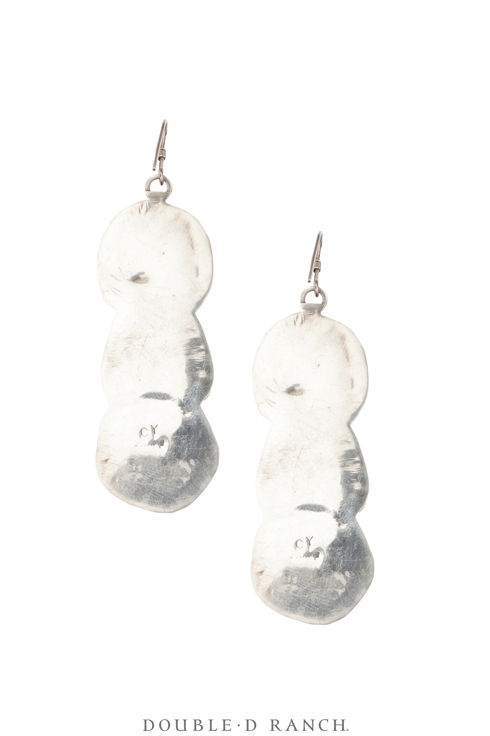 Earrings, Natural Stone, Purple Spiny Oyster & Turquoise, Hallmark, Vintage, 2146