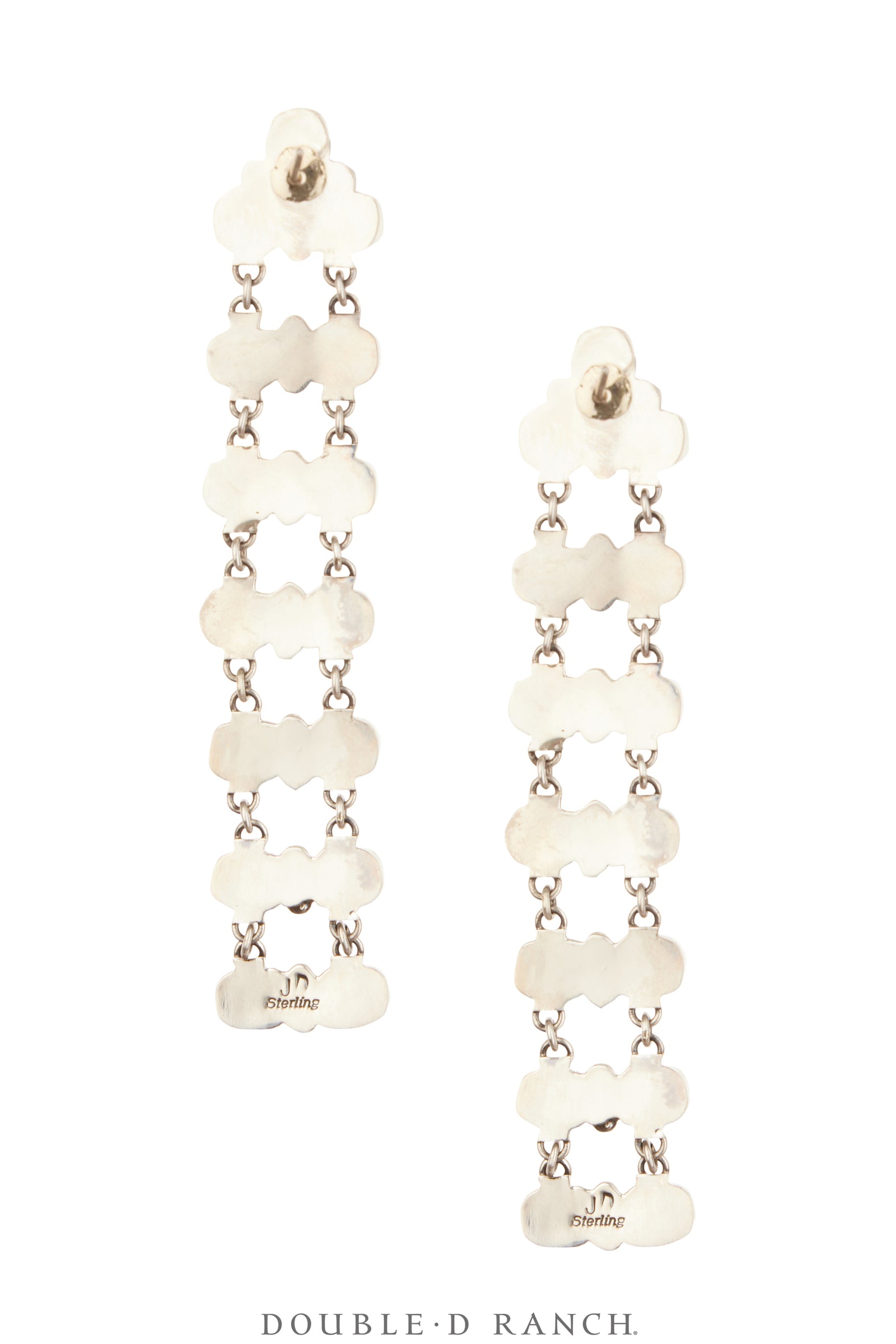 Earrings, Tiered, Turquoise, Hallmark, Vintage, 2160