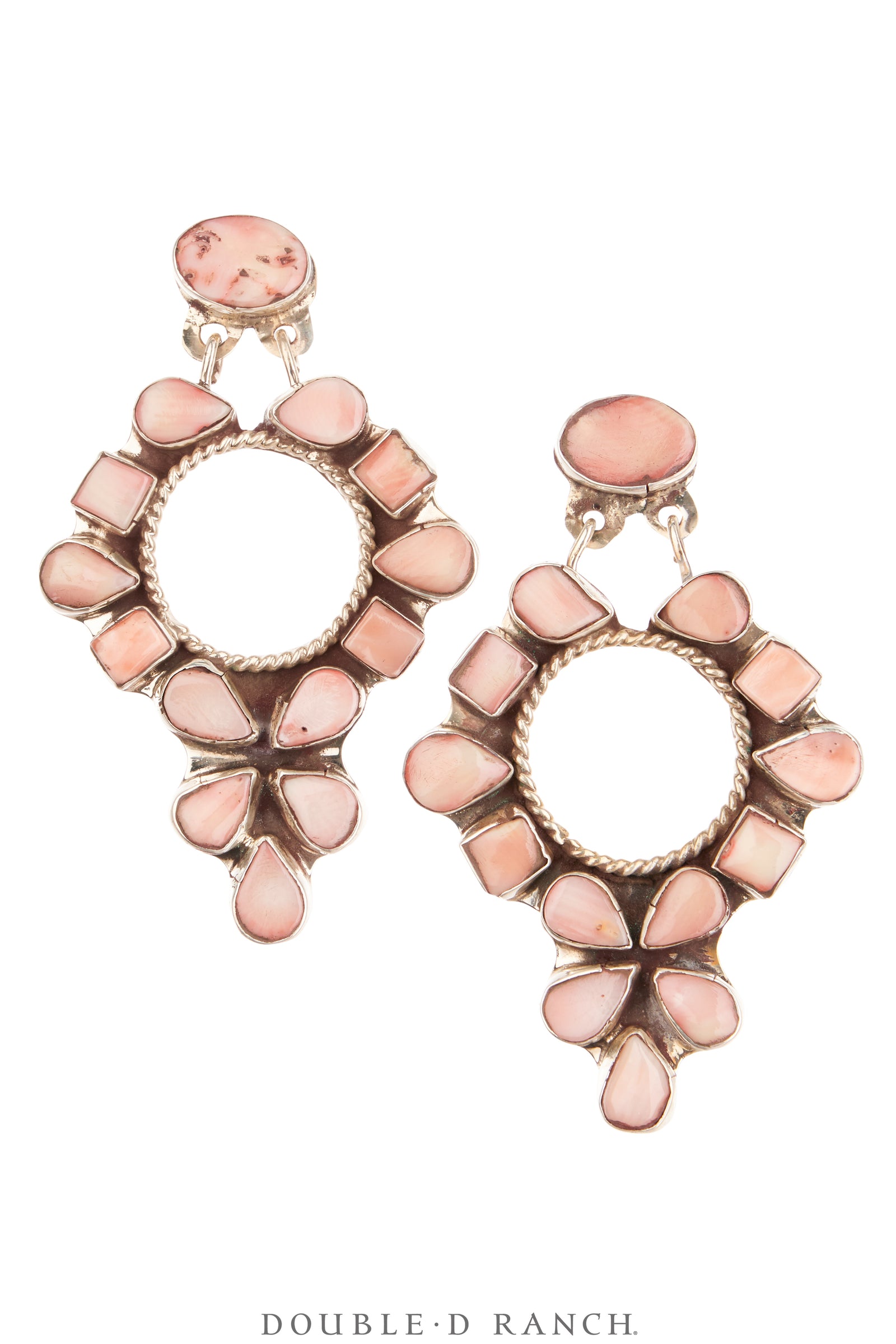 Earrings, Oscar Betz, Pink, Opal, Hallmark, 2164