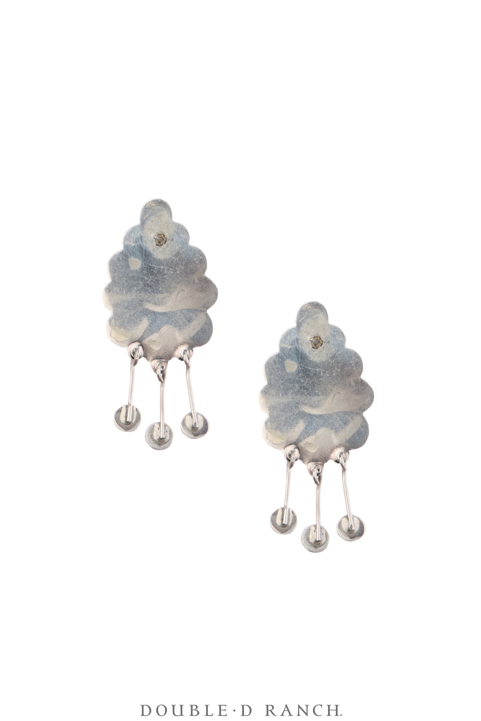 Earrings, Oscar Betz, Dangle, Turquoise, Hallmark, Vintage ‘92, 2226