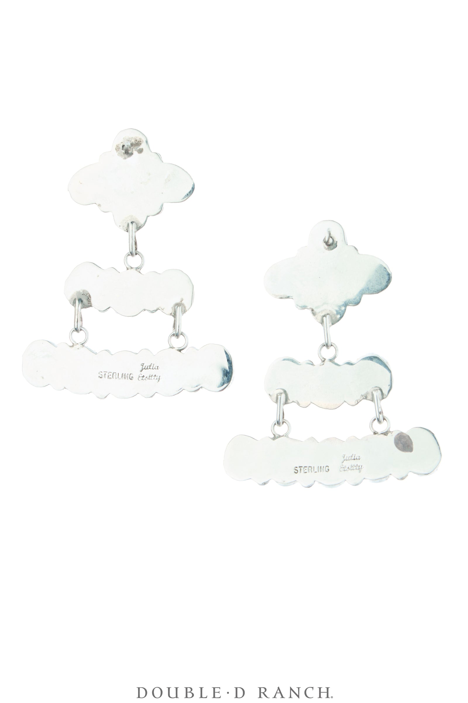 Earrings, Chandelier, Turquoise, High Grade Stones, Hallmark, Contemporary, 2255