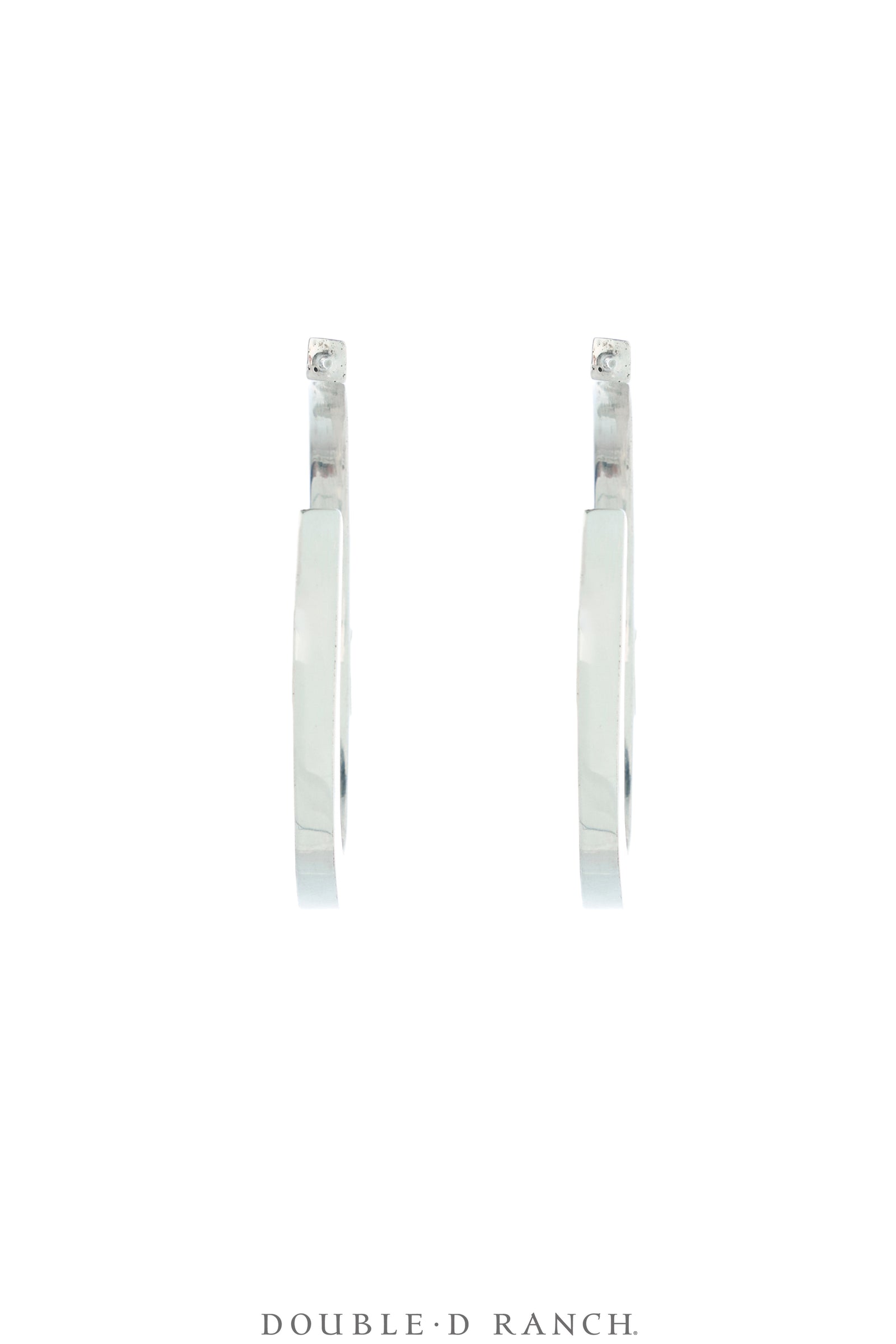 Earrings, Hoops, Sterling Silver, Contemporary, 2272