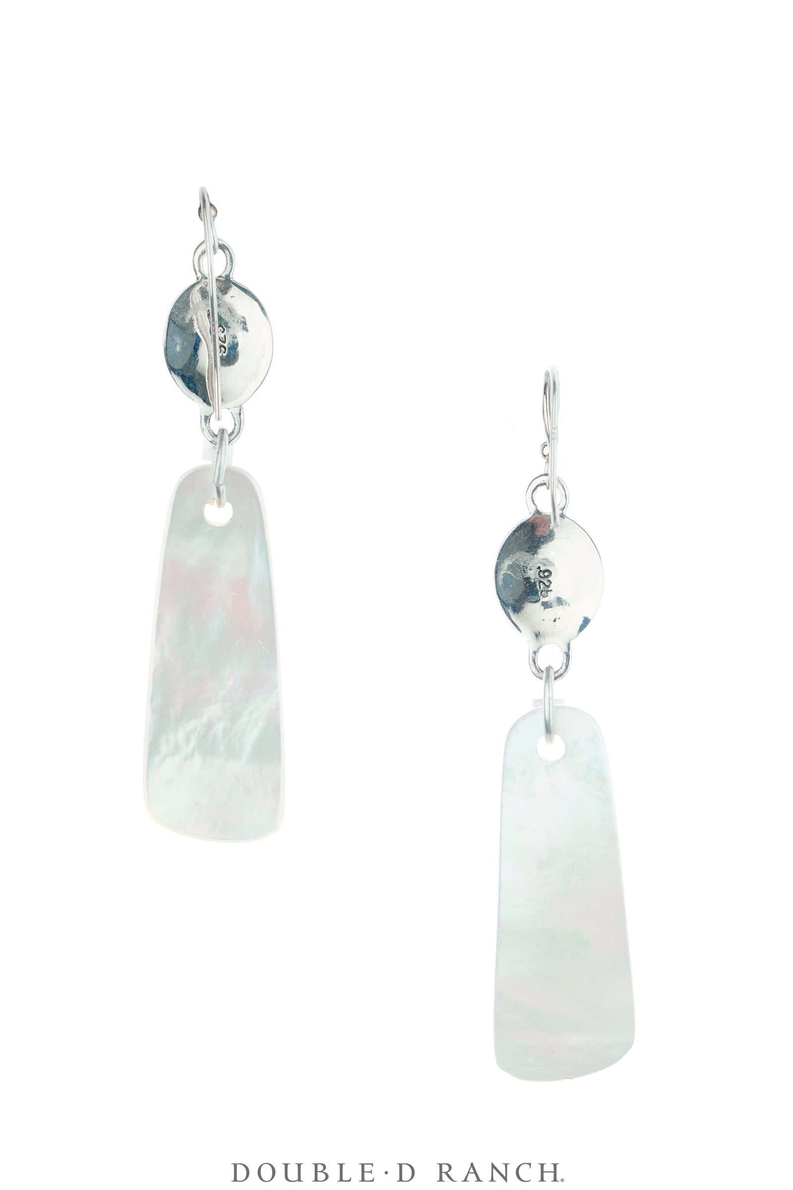Earrings, Slab, Abalone, Artisan, Contemporary, 2287