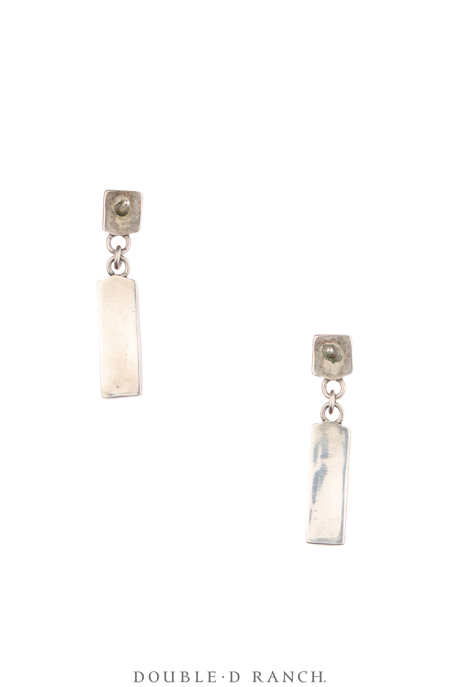 Earrings, Drops, Turquoise, Inlay, Dishta Family Style, Sans Marks, Vintage, 2306