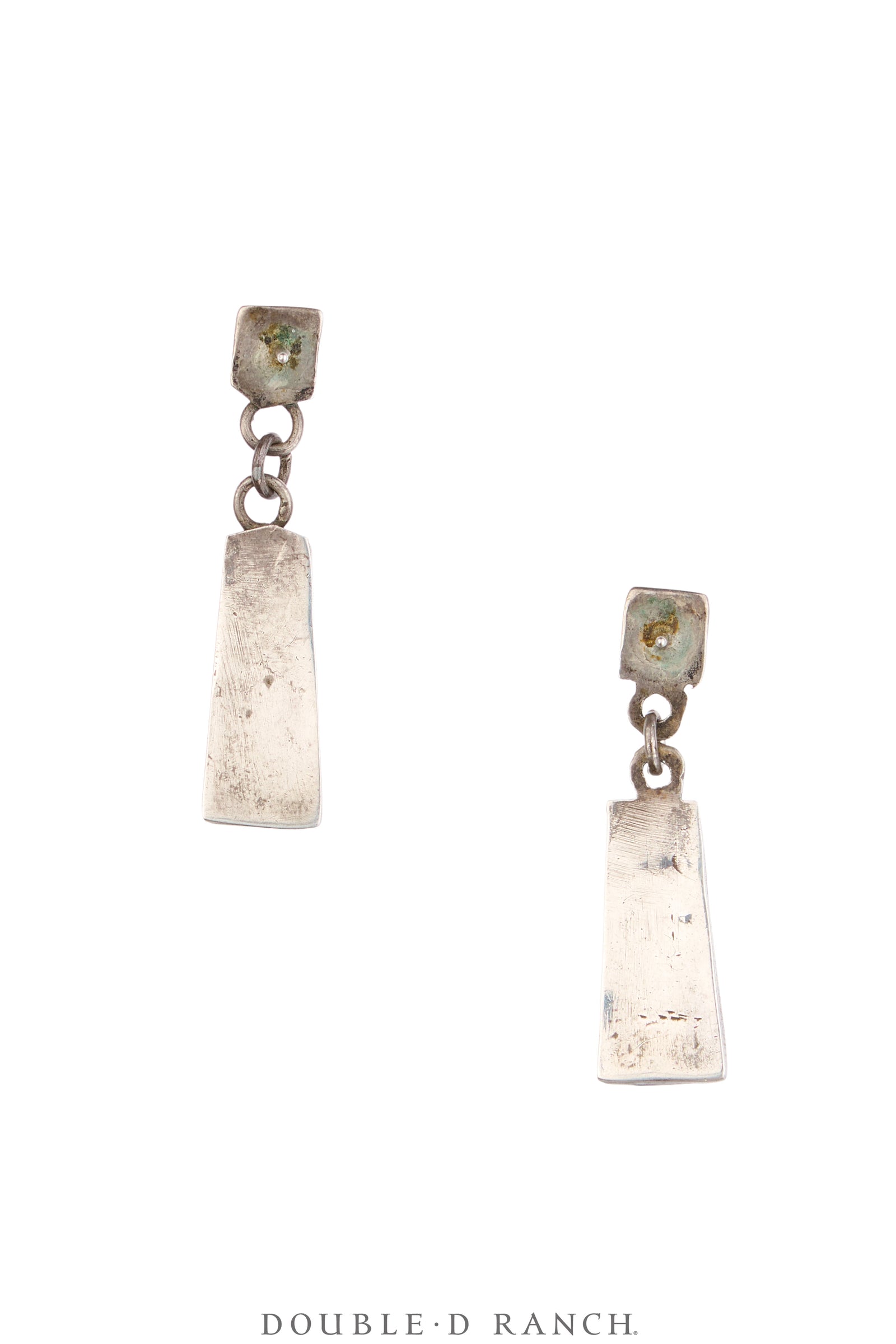 Earrings, Drops, Turquoise, Inlay, Dishta Family Style, Sans Marks, Vintage, 2307