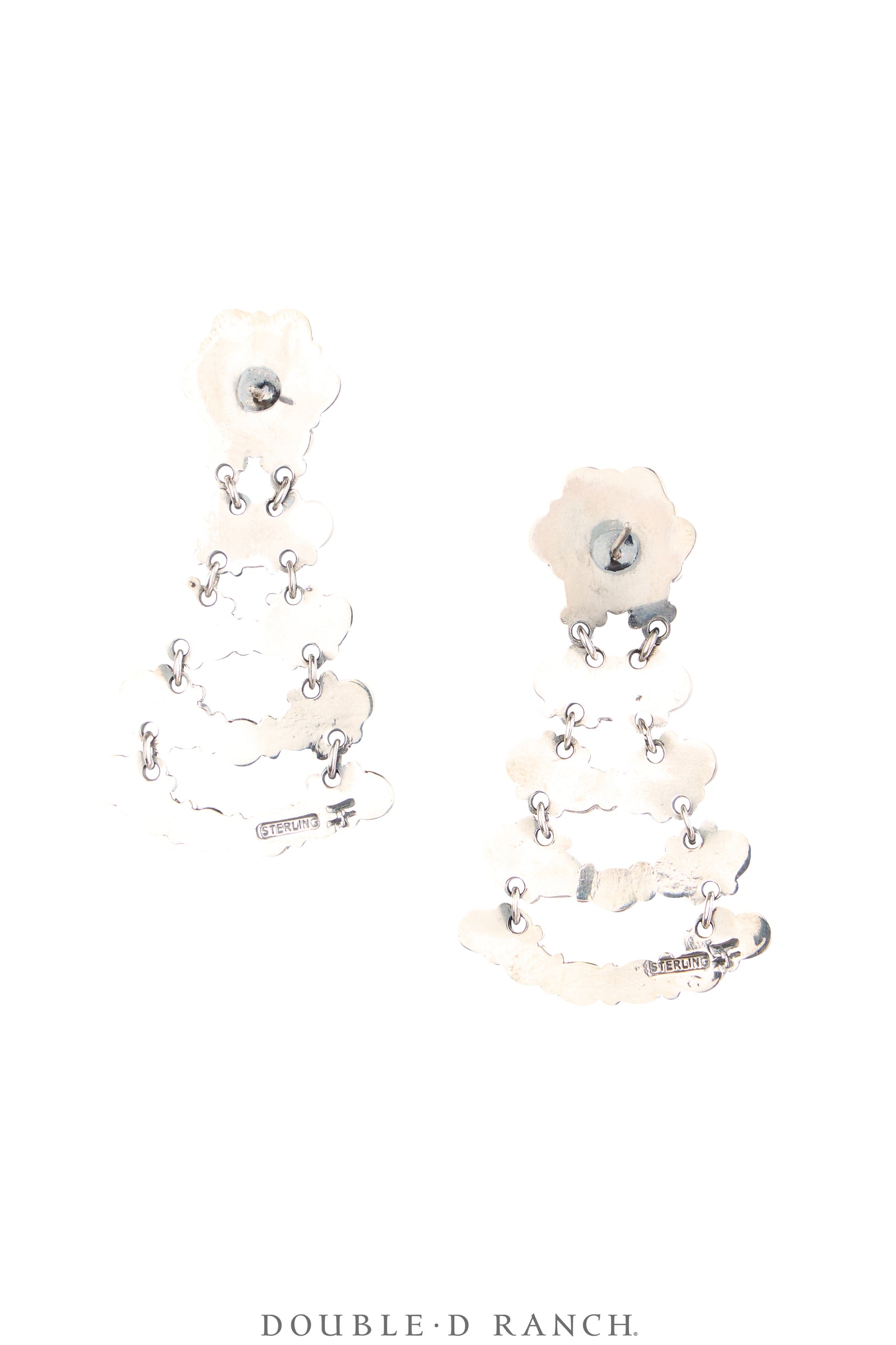 Earrings, Federico, Chandelier, Mother of Pearl, Hallmark, Contemporary, 2314