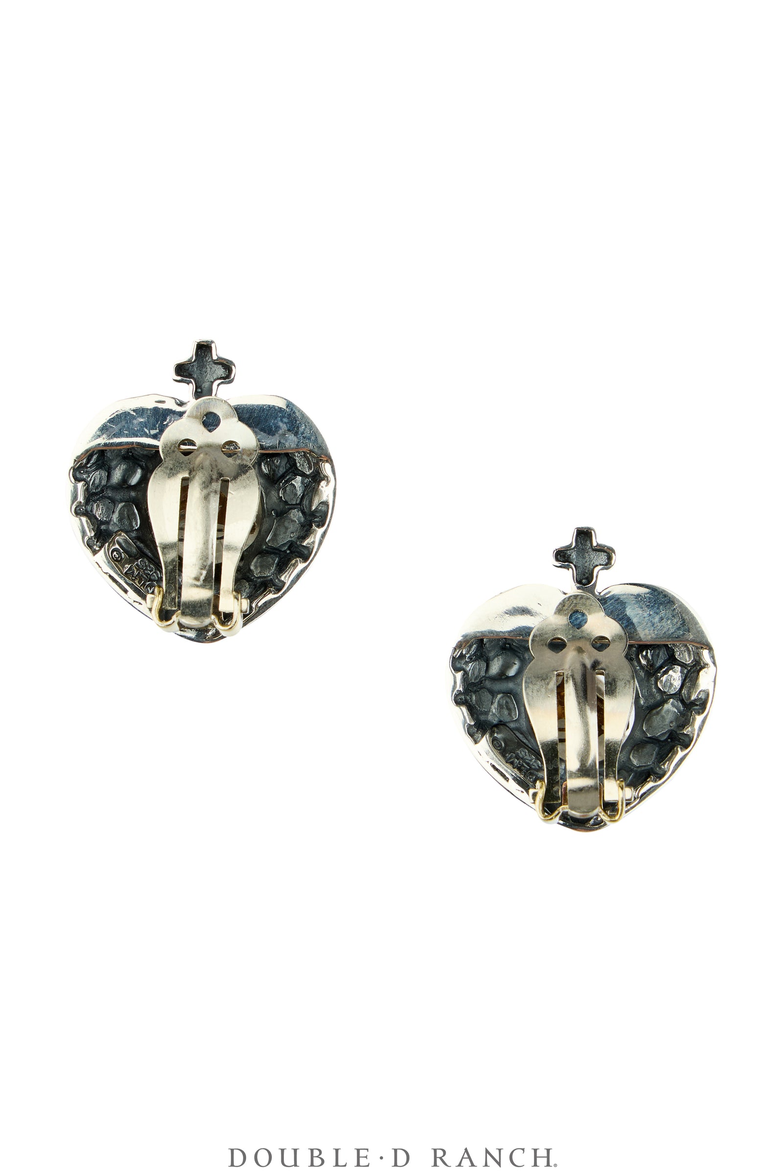 Earrings, Dian Malouf, Glass, Sterling Silver, Hallmark, Contemporary, 2323