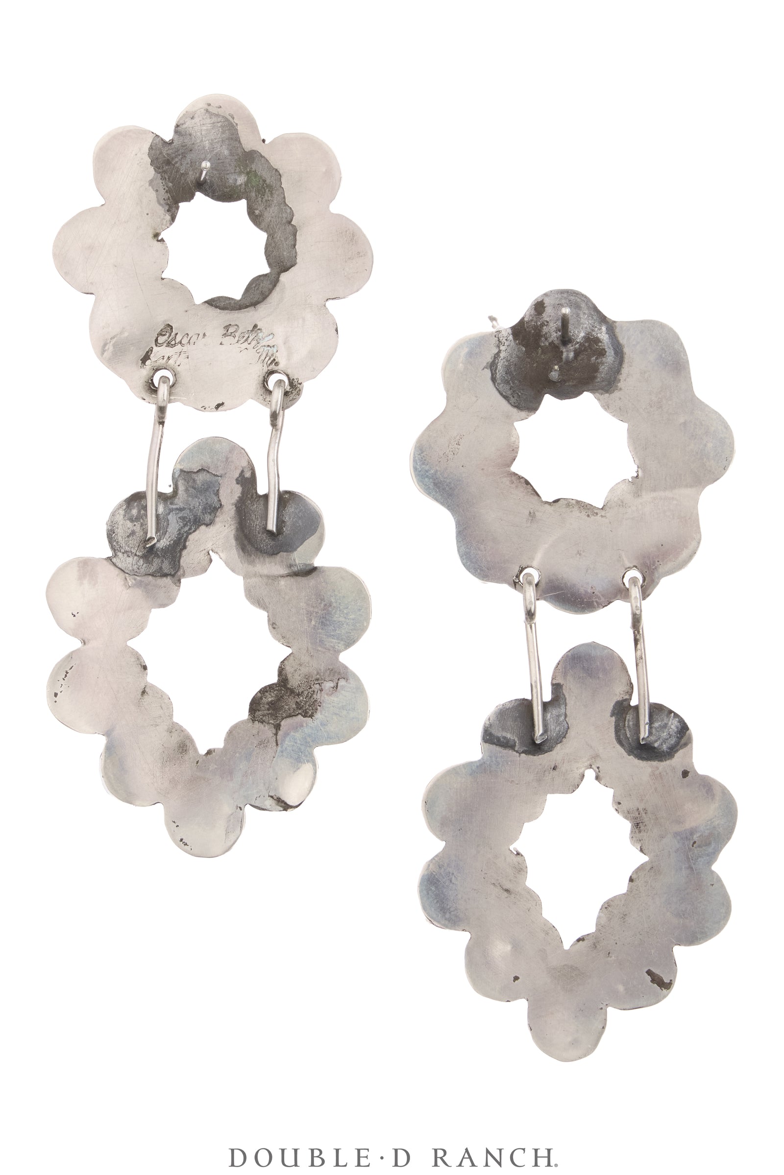 Earrings, Oscar Betz, Drop , Turquoise, Oscar Betz Hallmark, Contemporary, 2367F