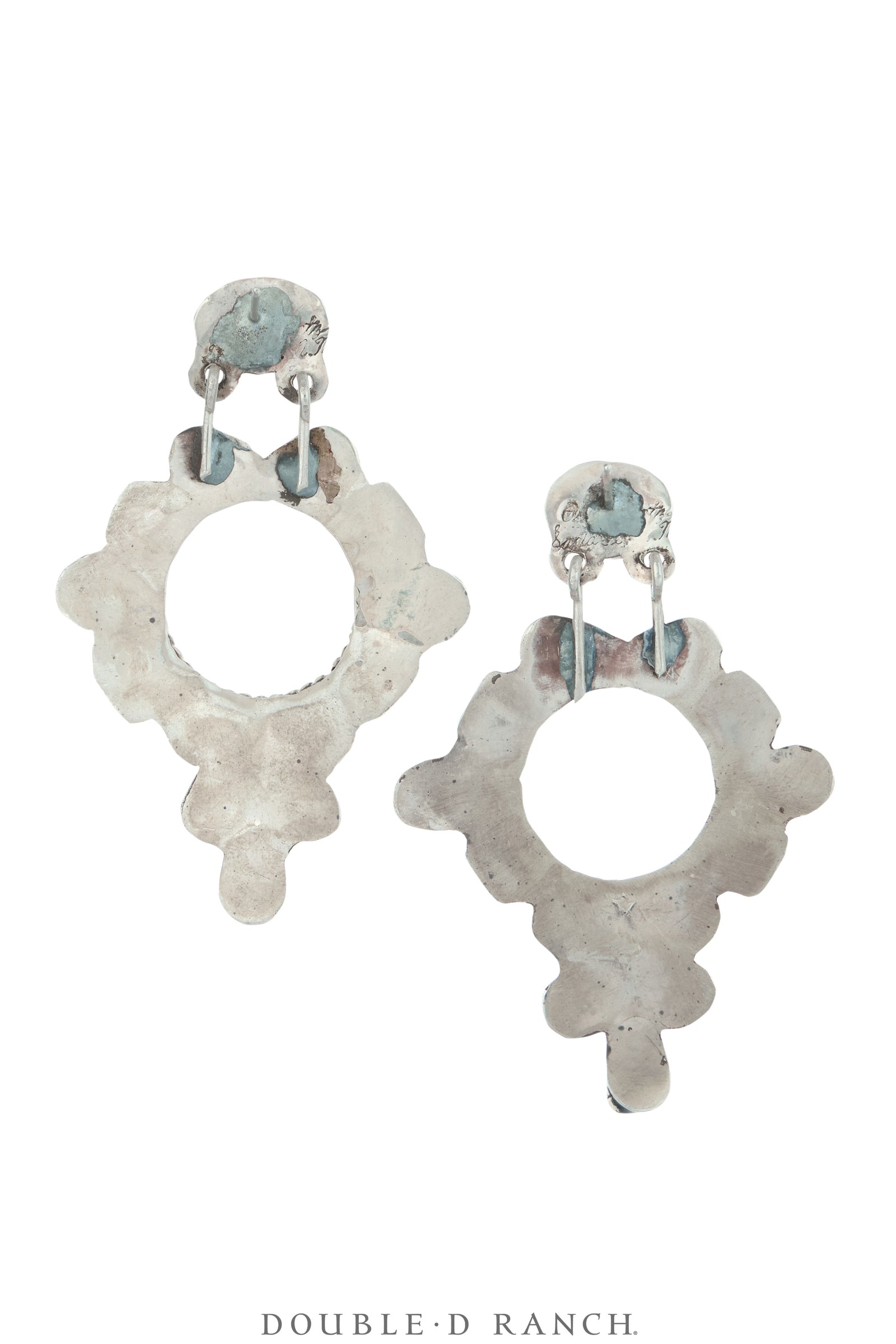 Earrings, Oscar Betz, Unique, Turquoise, Hallmark, 628-T1