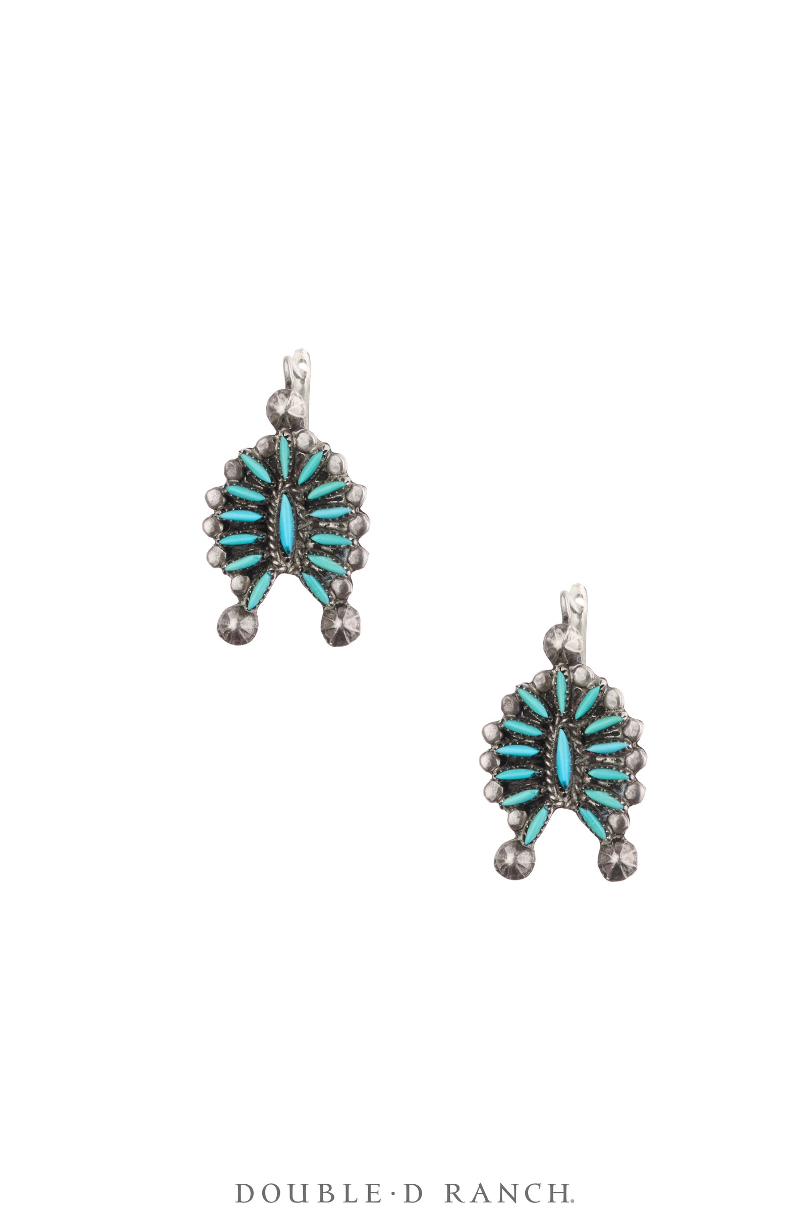 Necklace, Squash Blossom, Turquoise, Matching Set of Earrings, & Ring, Vintage, 3764