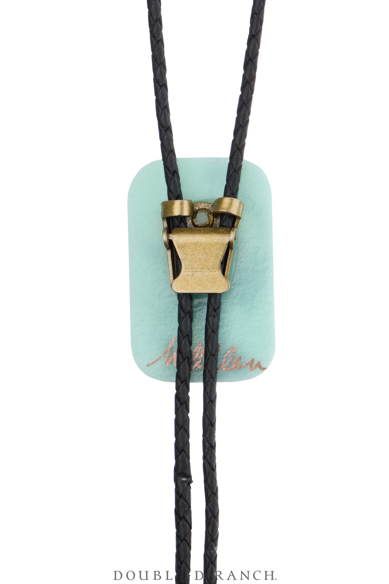 Bolo, Art Glass, Maura Allen Artist, Turquoise Cowgirl, Contemporary, 3766