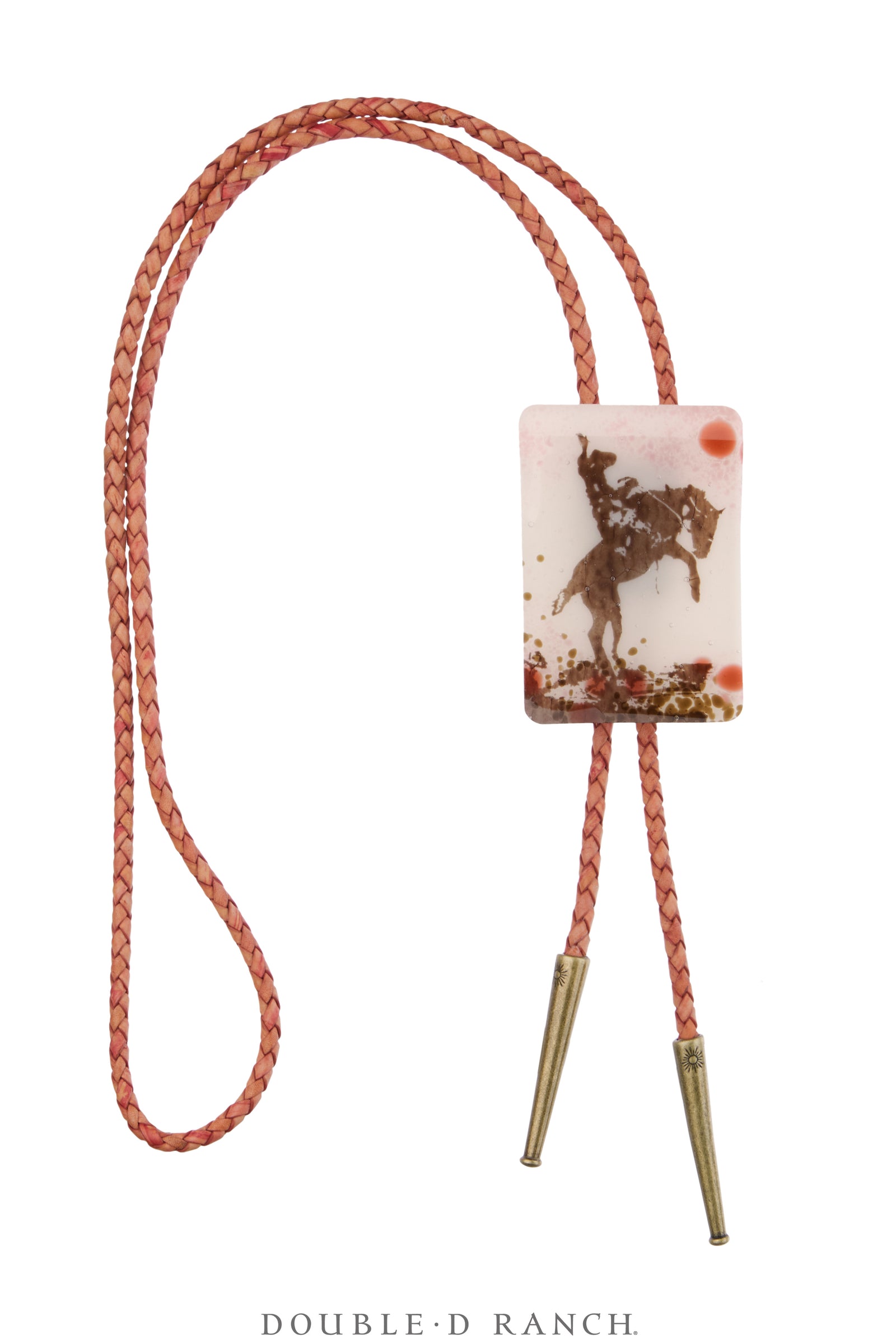 Bolo, Art Glass, Maura Allen Artist, Bucking Horse, Contemporary, 3767