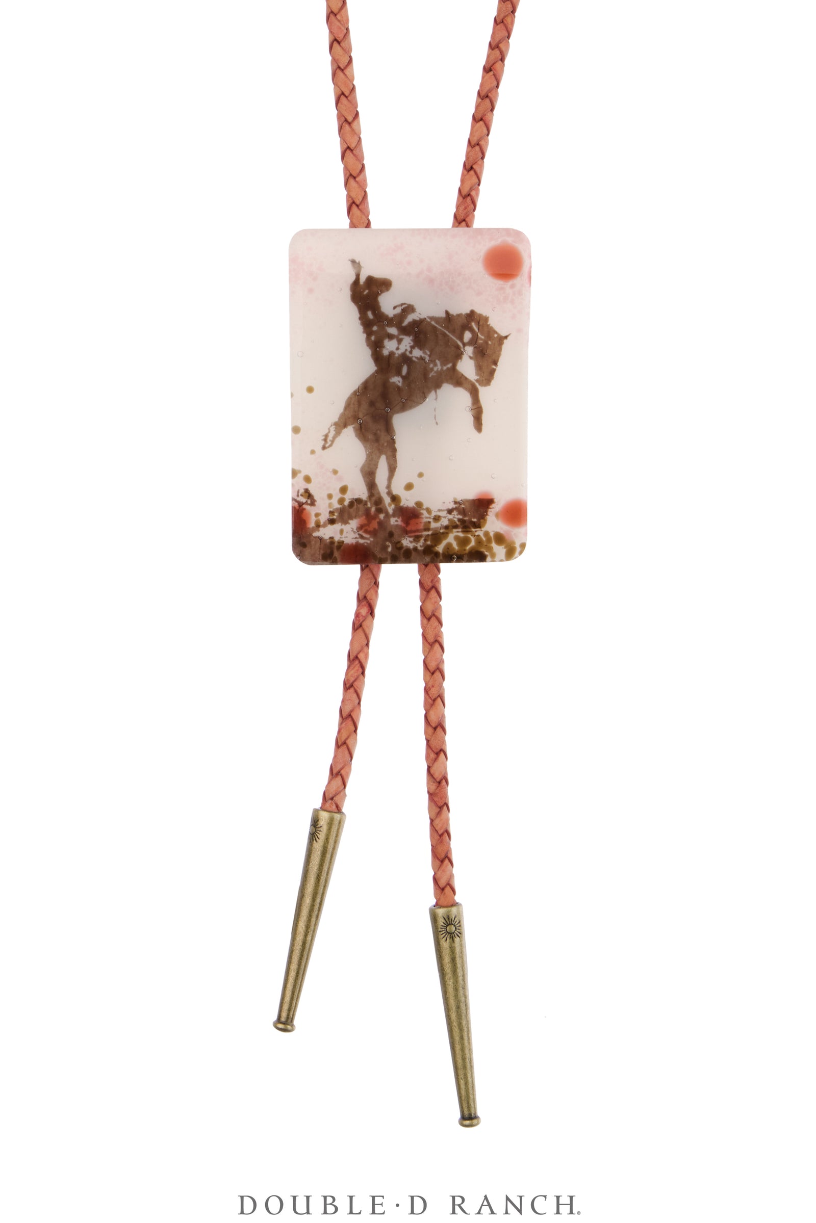 Bolo, Art Glass, Maura Allen Artist, Bucking Horse, Contemporary, 3767