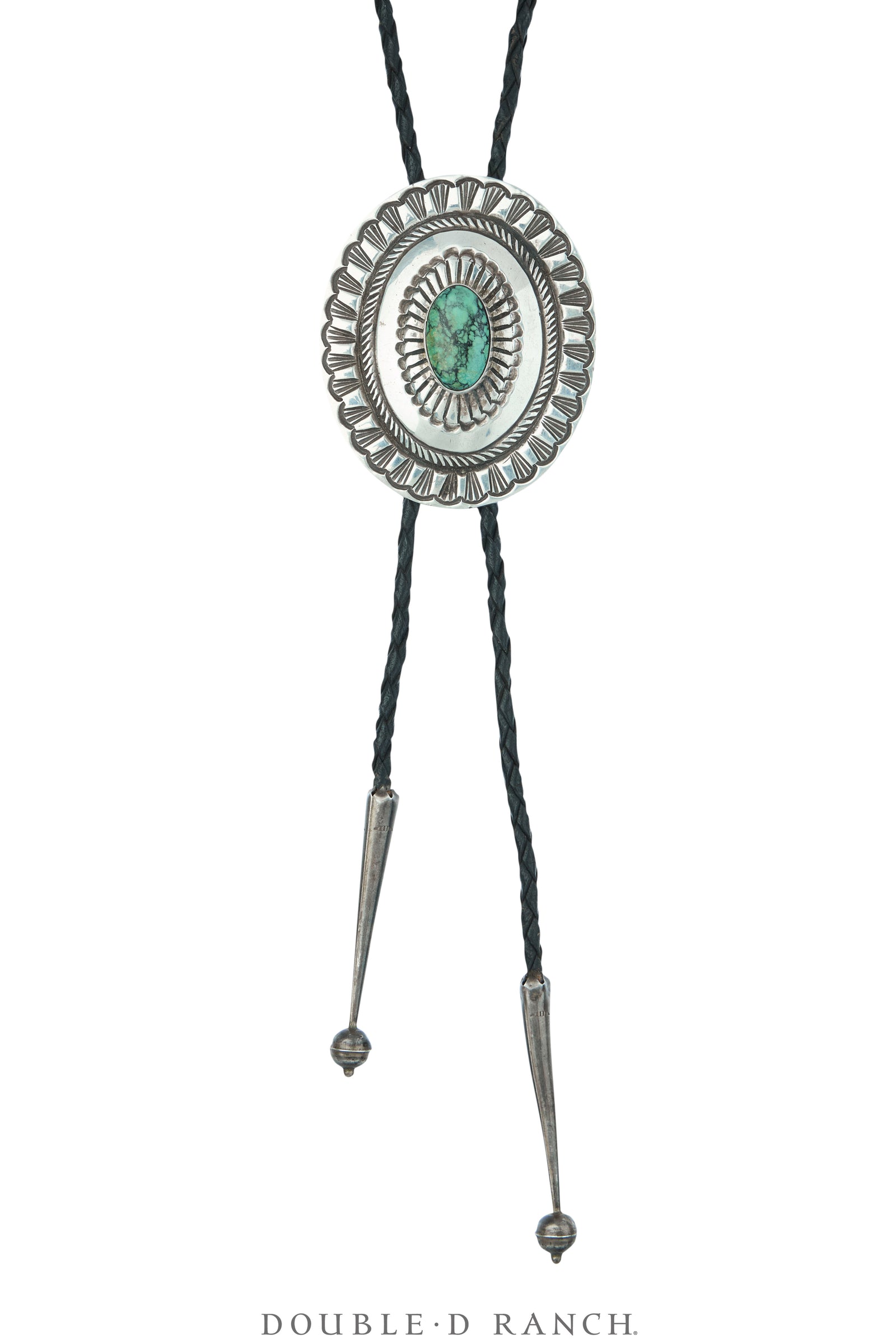 Bolo, Concho, Turquoise, Hallmark, Vintage, 3809