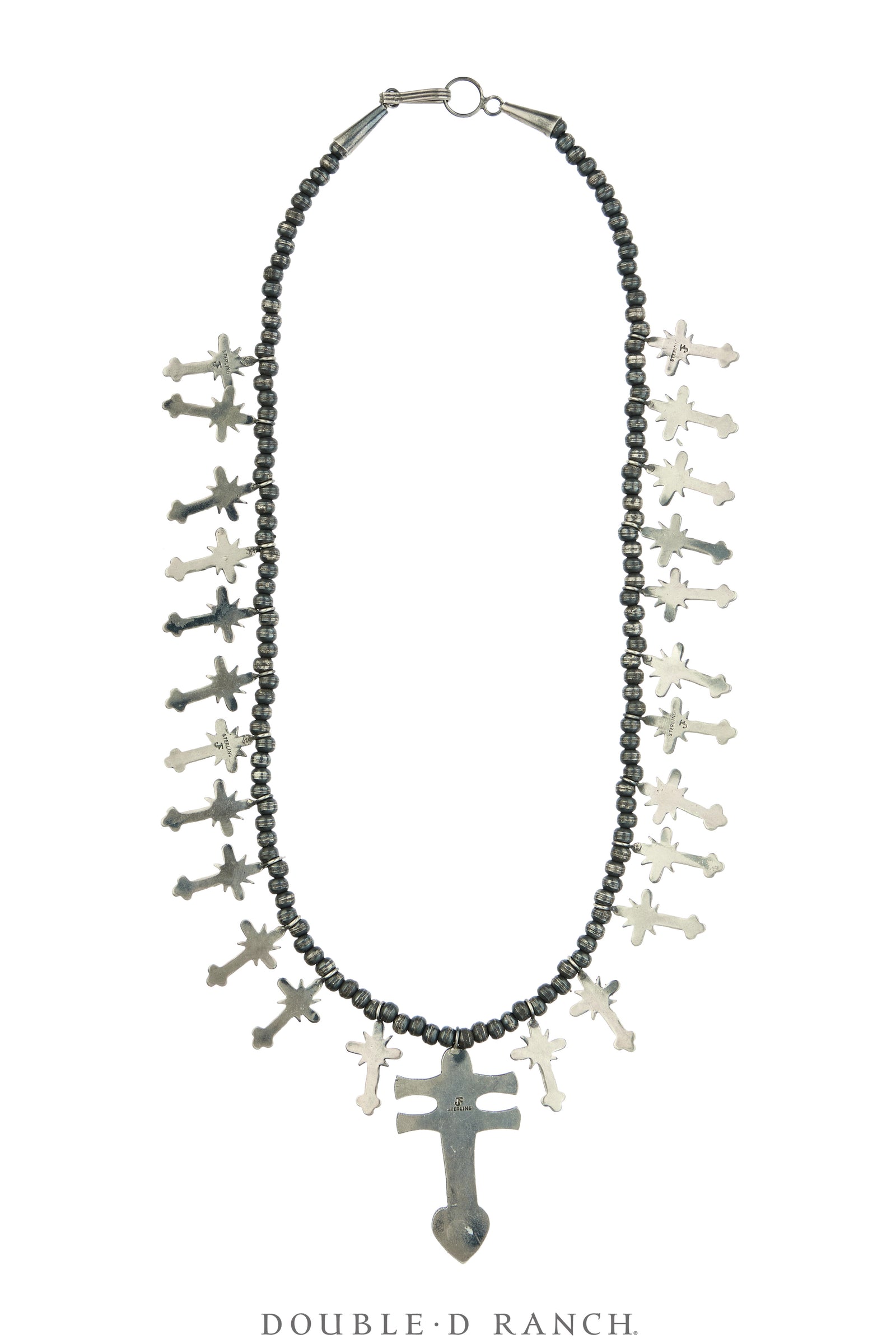 Necklace, Federico, Isleta Cross, Turquoise, Hallmark, Contemporary, 3848
