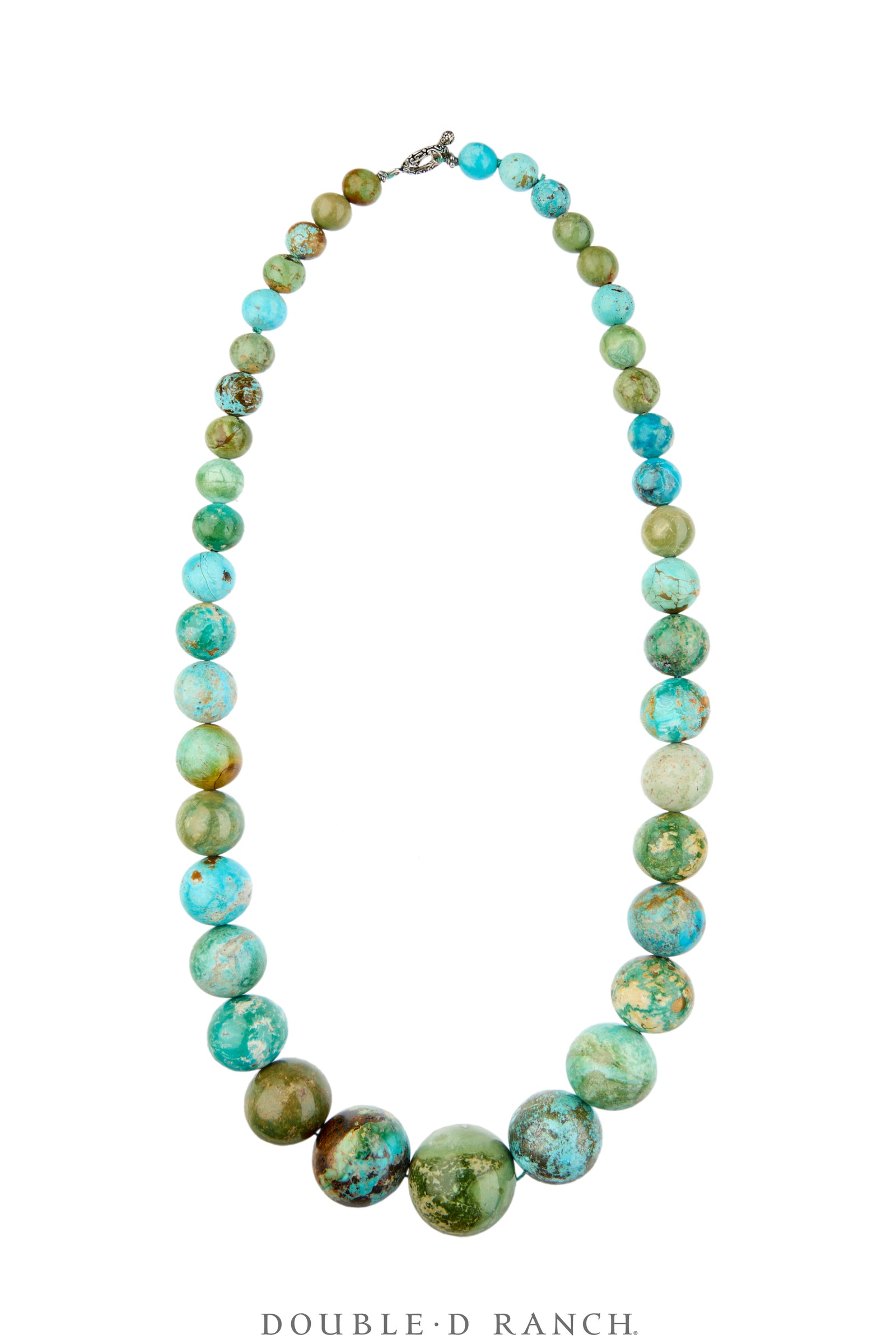 Necklace, Natural Stone, Bead, Turquoise, Graduated, Contemporary, 3875