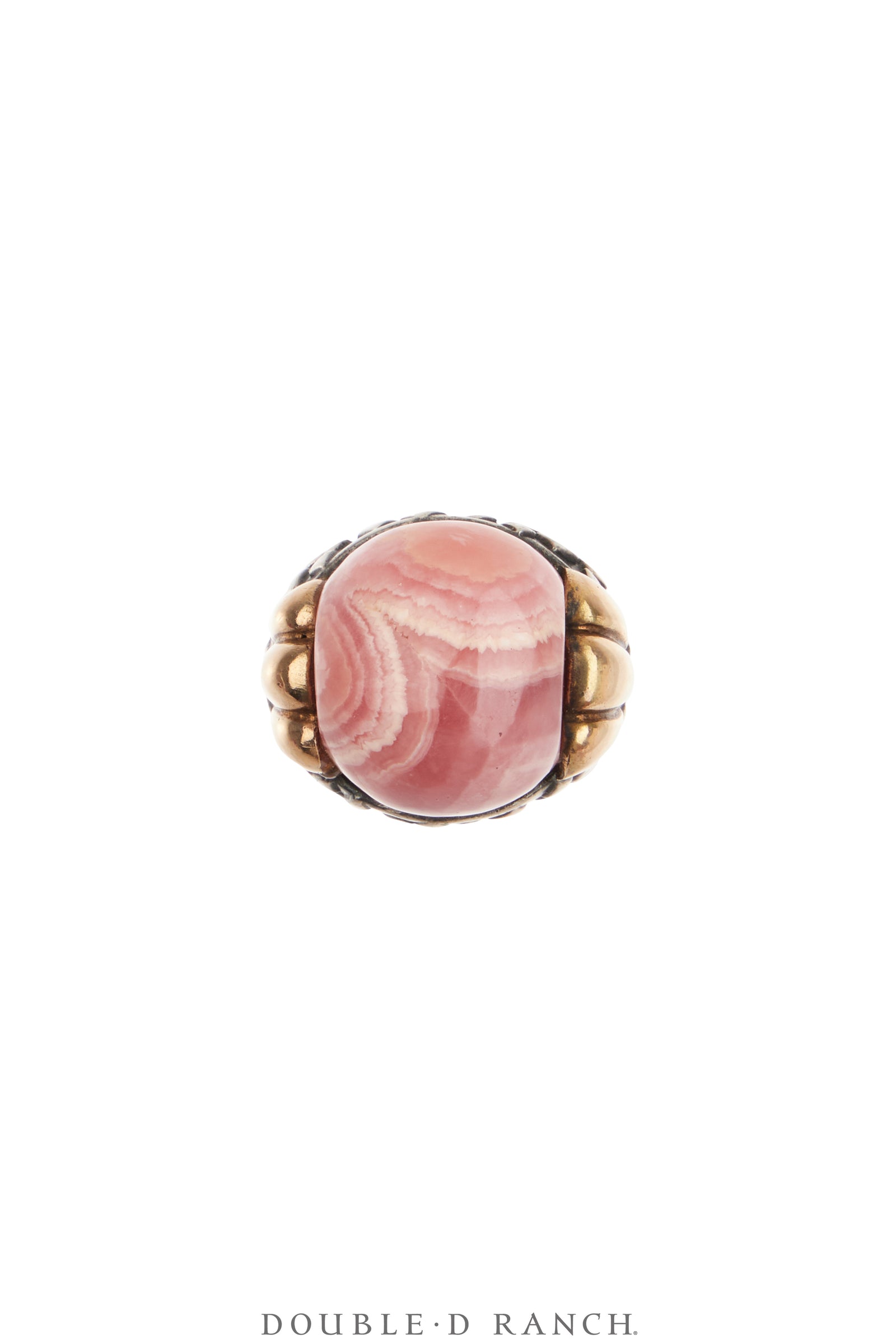 Ring, Dian Malouf, Rhodochrosite, Hallmark, Vintage 6.25, 1865