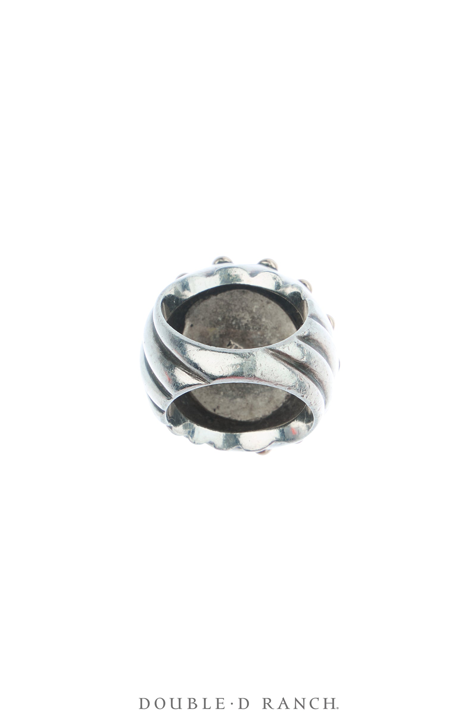 Ring, Dian Malouf, Statement, Sterling Silver, Gold, Contemporary,1974