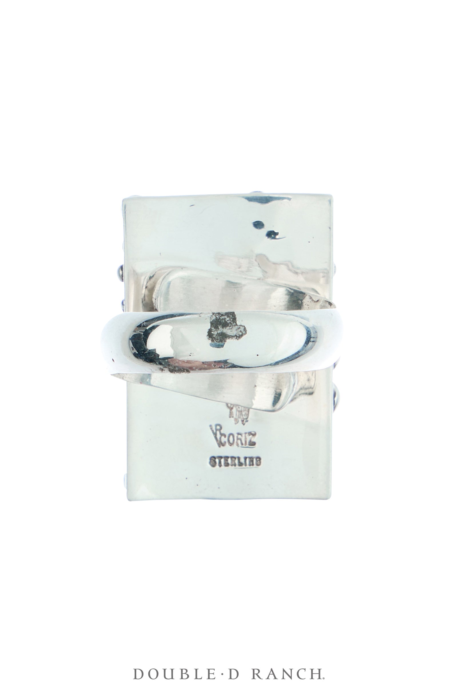 Ring, Blackened Bubble, Freshwater Pearl & Sterling Silver, Hallmark, Contemporary, 1981