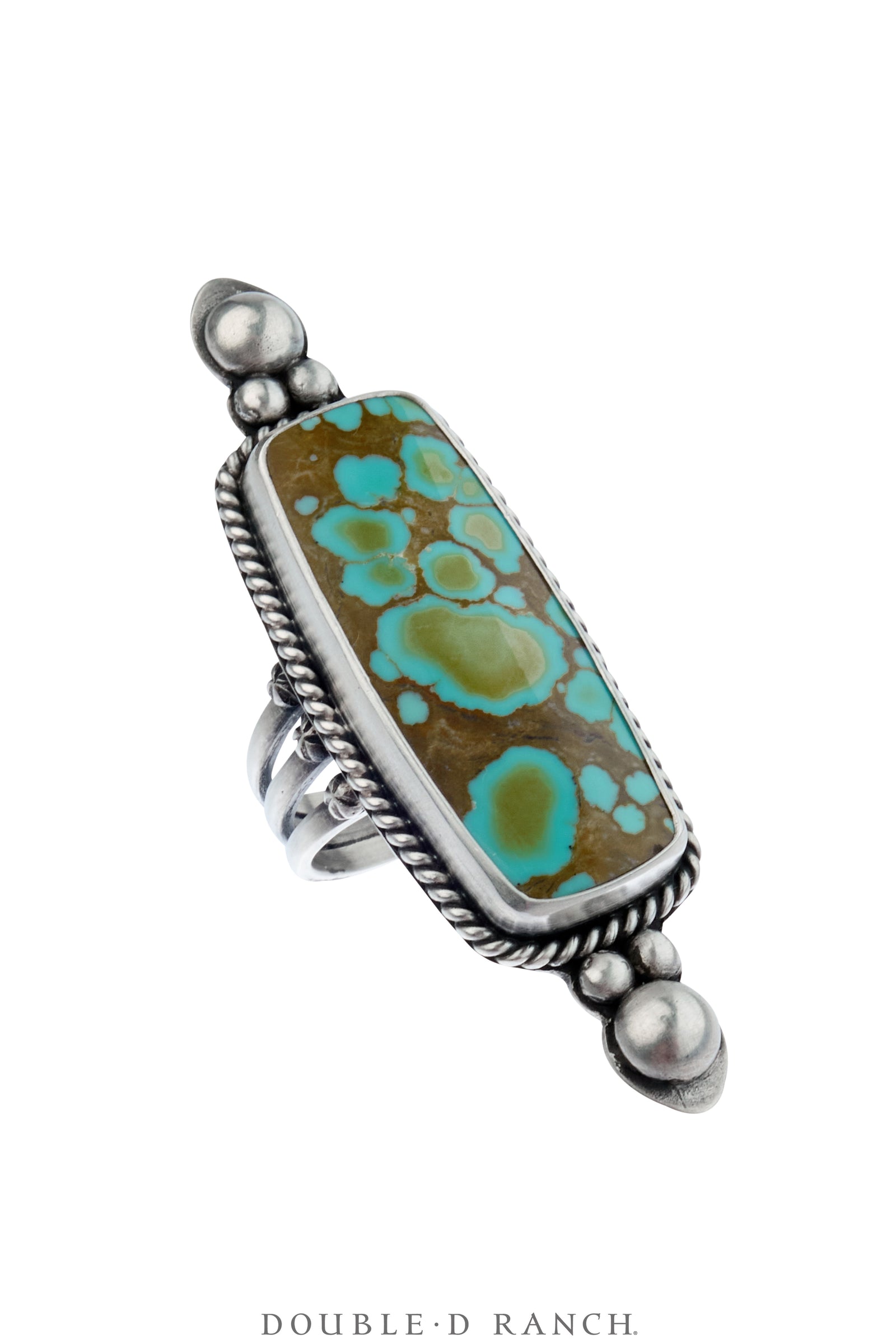 Ring, Shield, Turquoise, Artisan, Contemporary, 1993