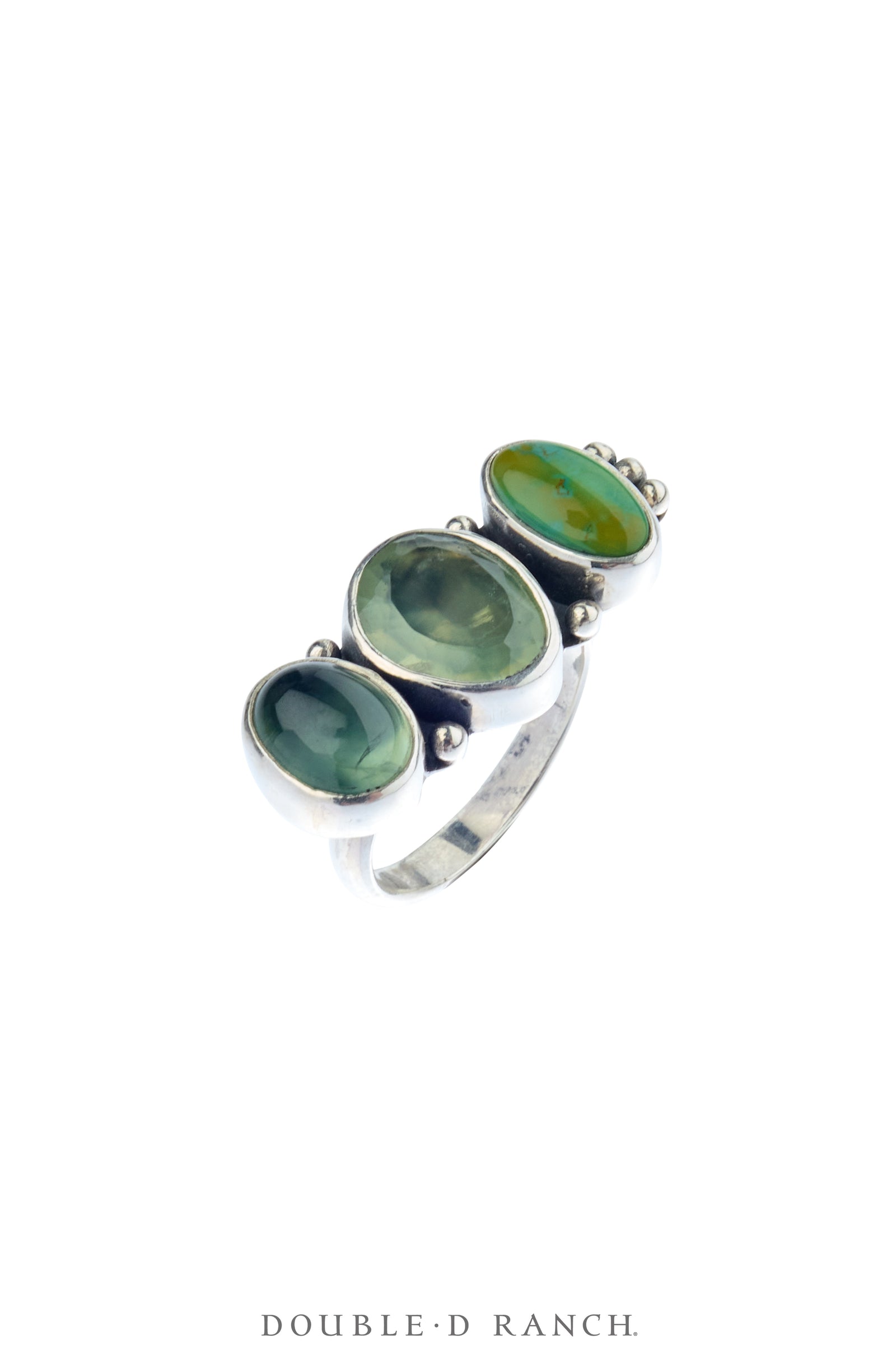 Ring, Faceted Jewel, Turquoise & Semi-Precious Stones, Artisan, Contemporary, 1999