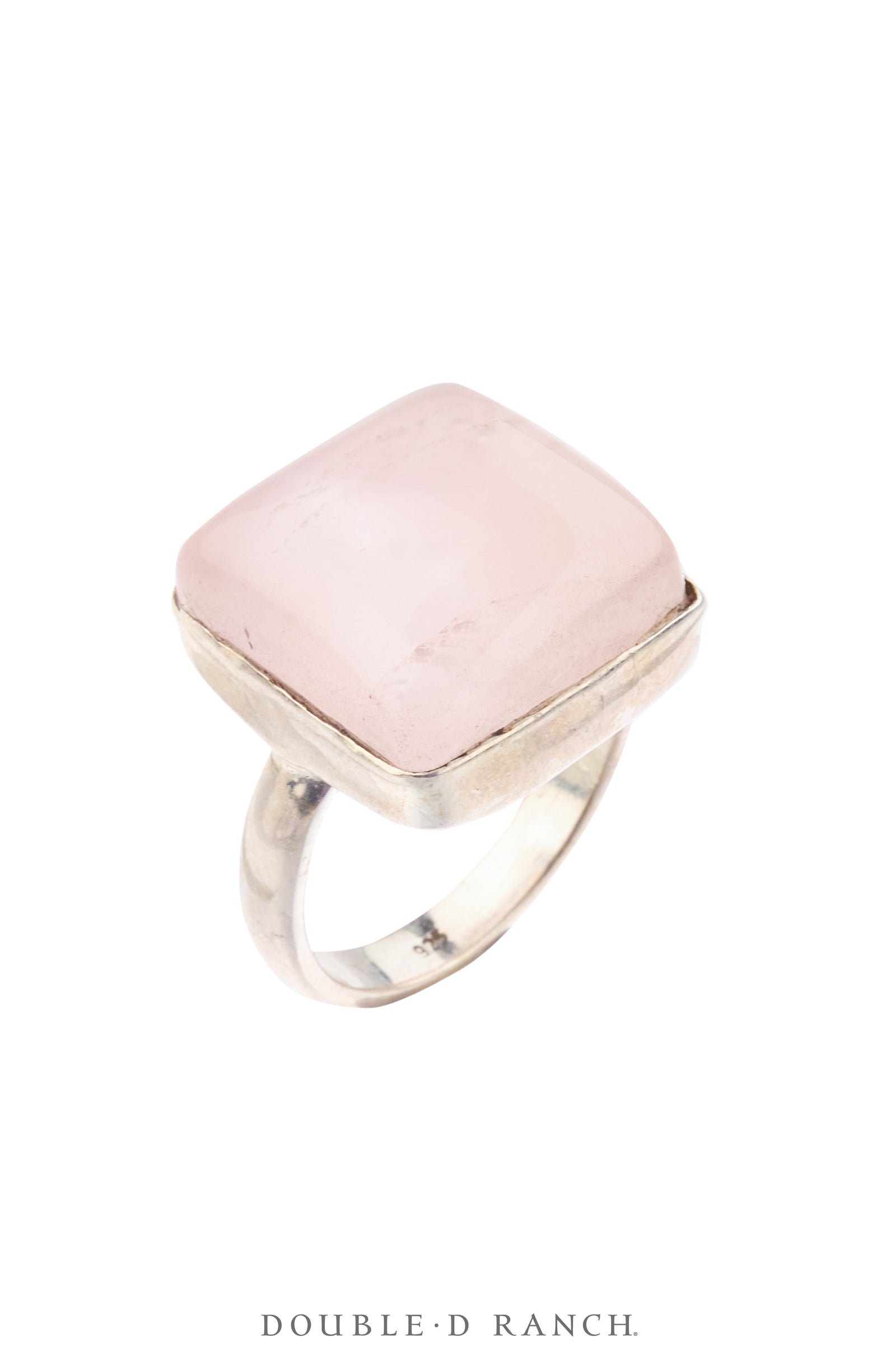 Ring, Faceted Jewel, Single Stone, Rose Quartz, Contemporary, 2067
