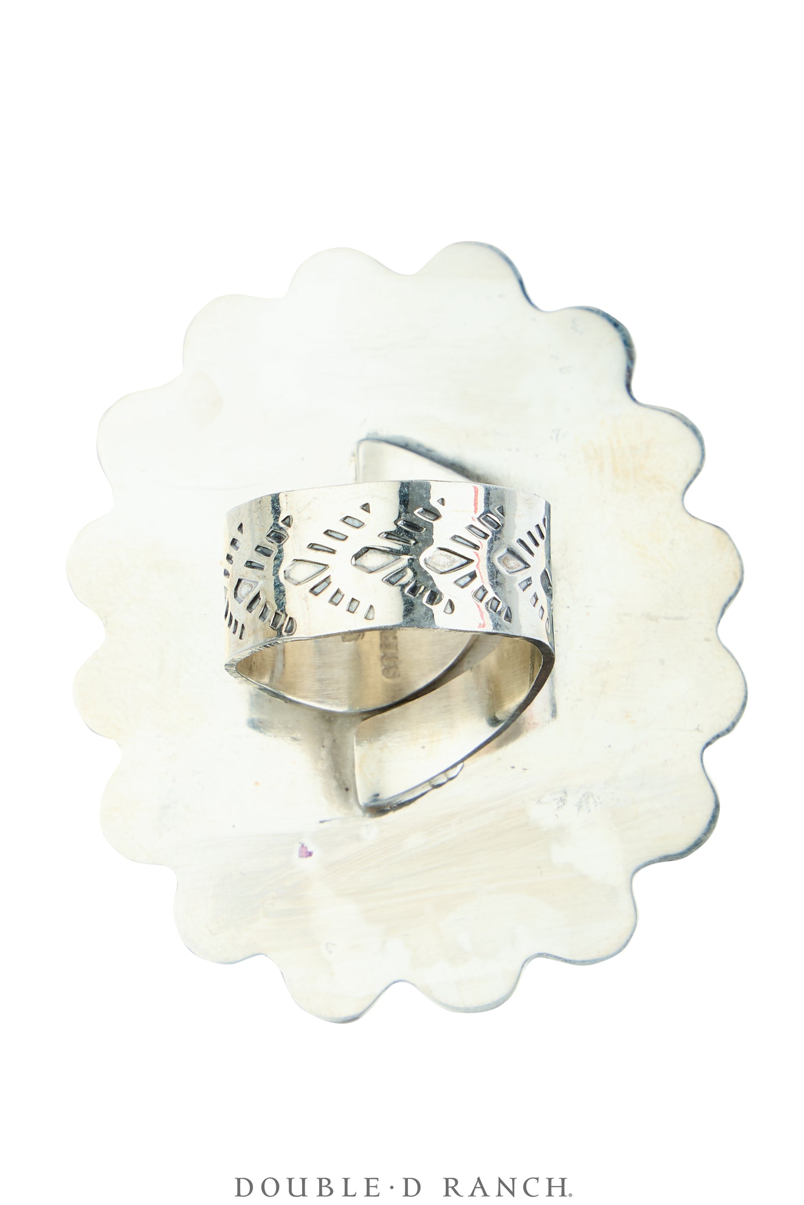 Ring, Federico, Cluster, Turquoise, Mother of Pearl, Hallmark, Contemporary, 2083