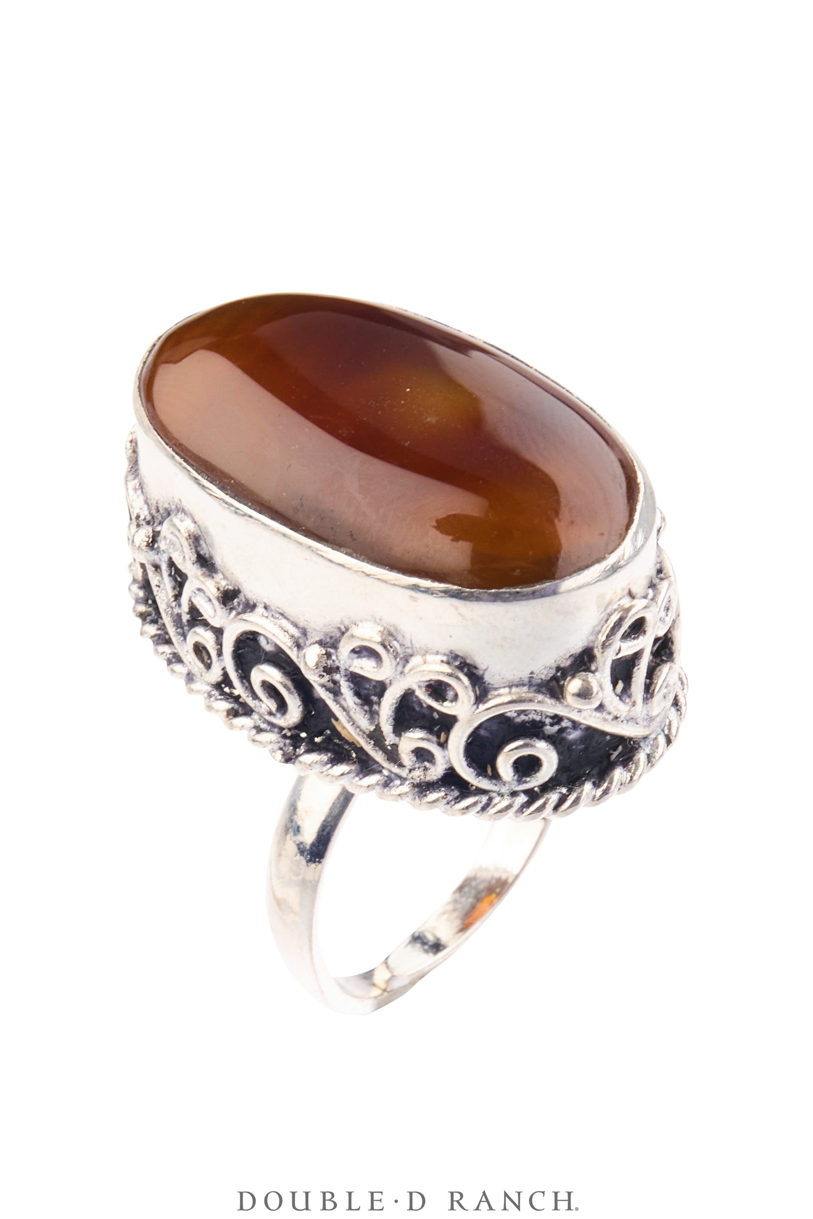 Ring, Faceted Jewel, Carnelian, Contemporary, 2092