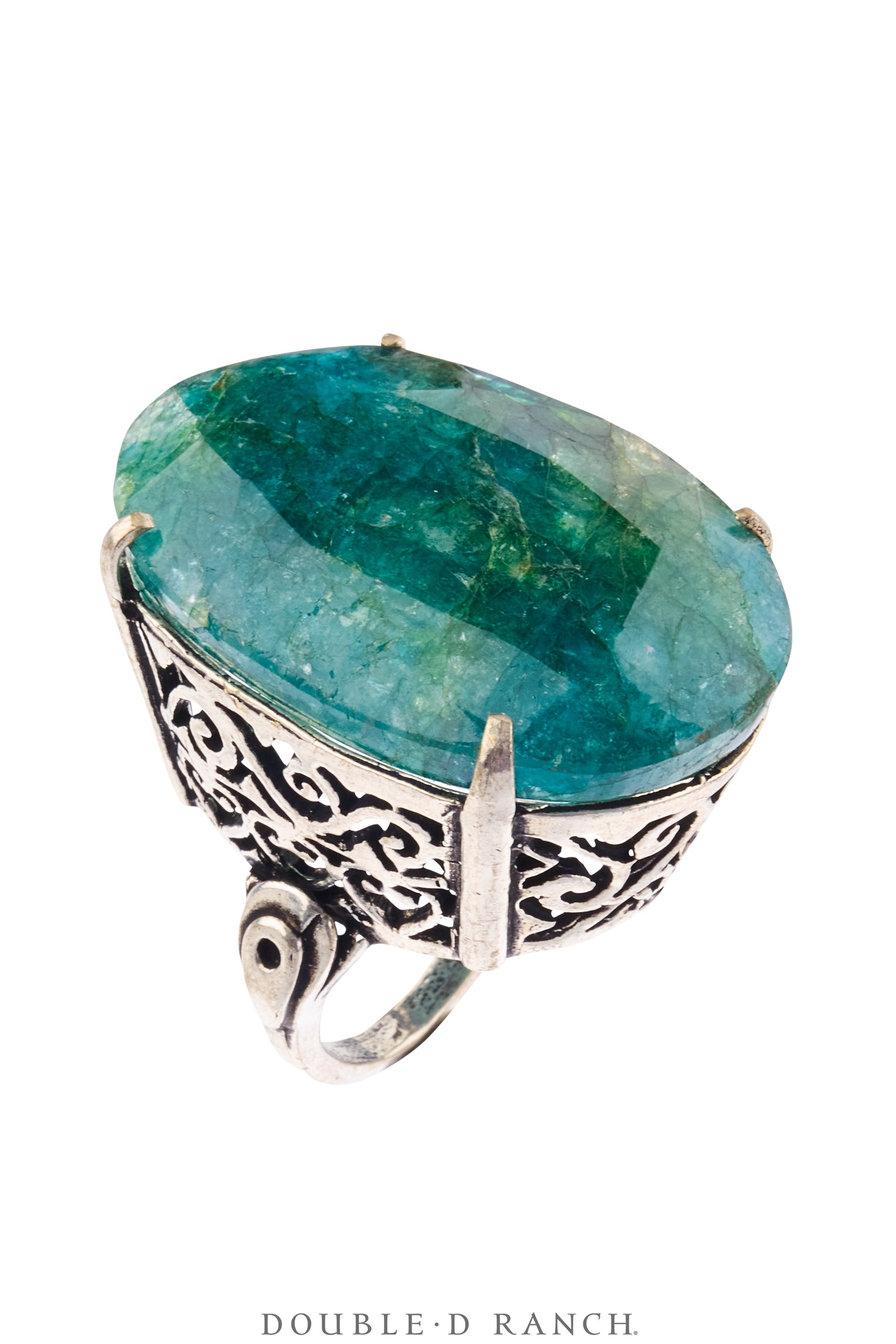 Ring, Faceted Jewel, Jadeite, Contemporary, 2098