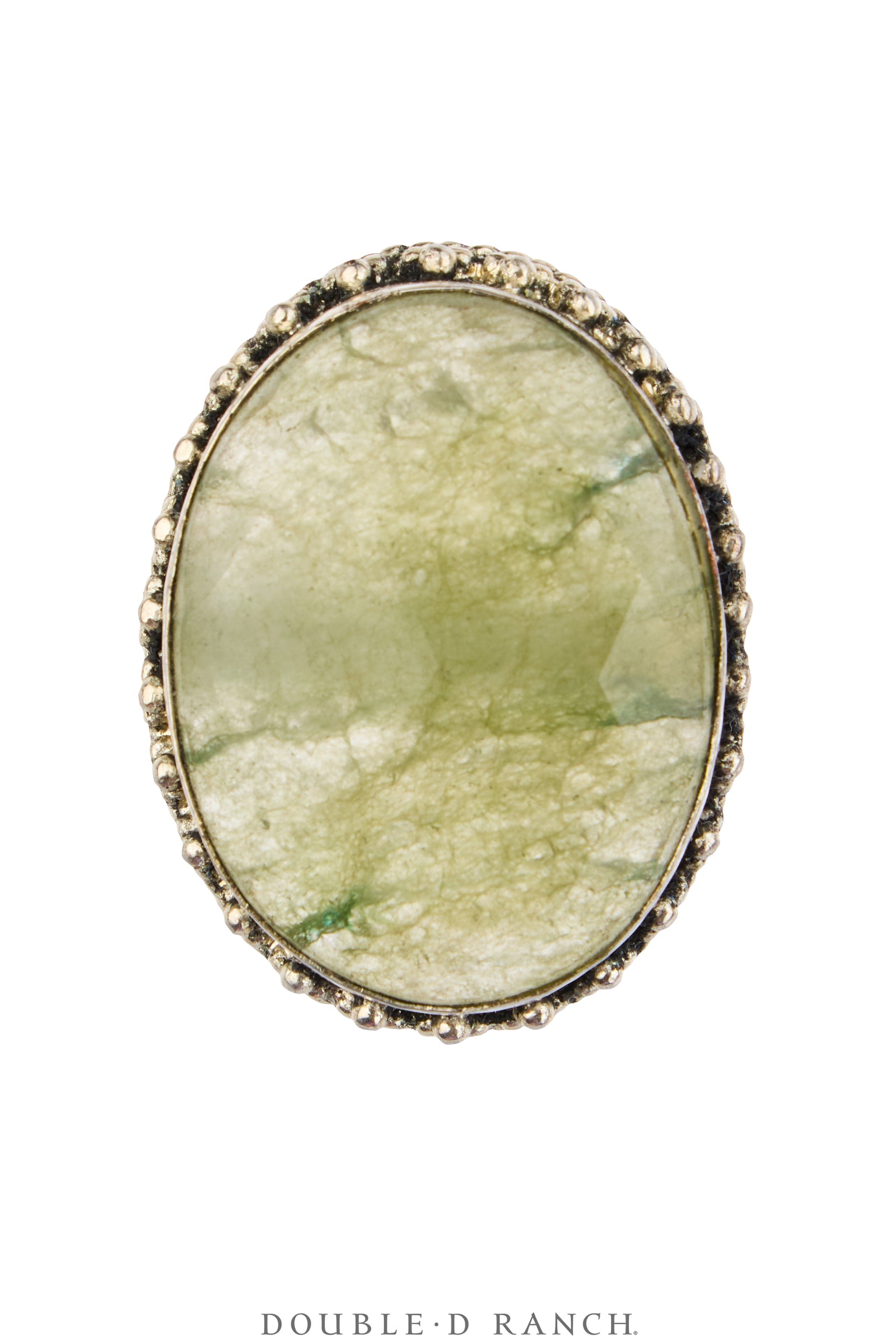 Ring, Faceted Jewel, Prehnite, Contemporary, 2110