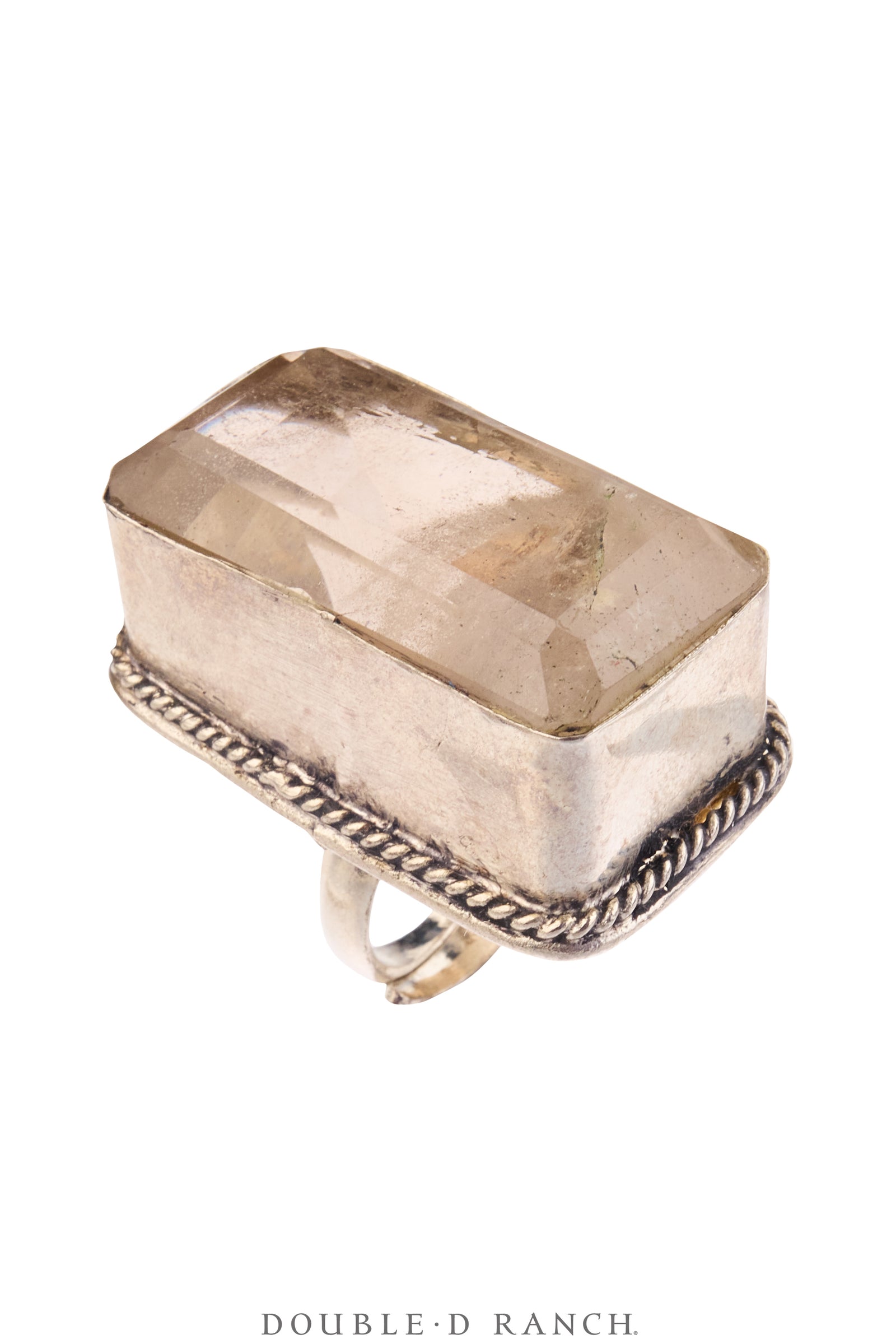 Ring, Faceted Jewel, Smoky Quartz, Contemporary, 2112
