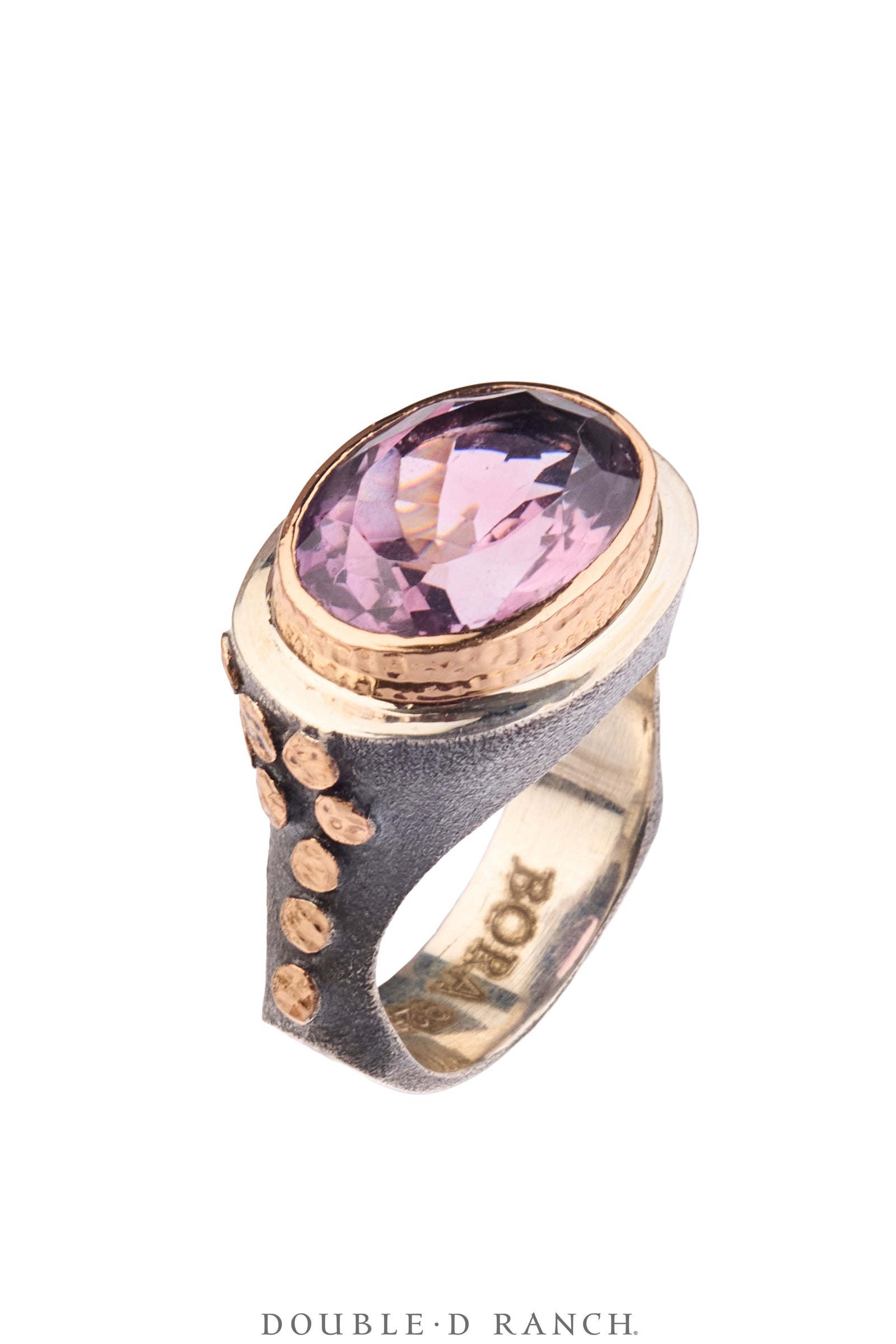 Ring, Statement, Faceted Jewels, Amethyst, Hallmark, Contemporary, 2122