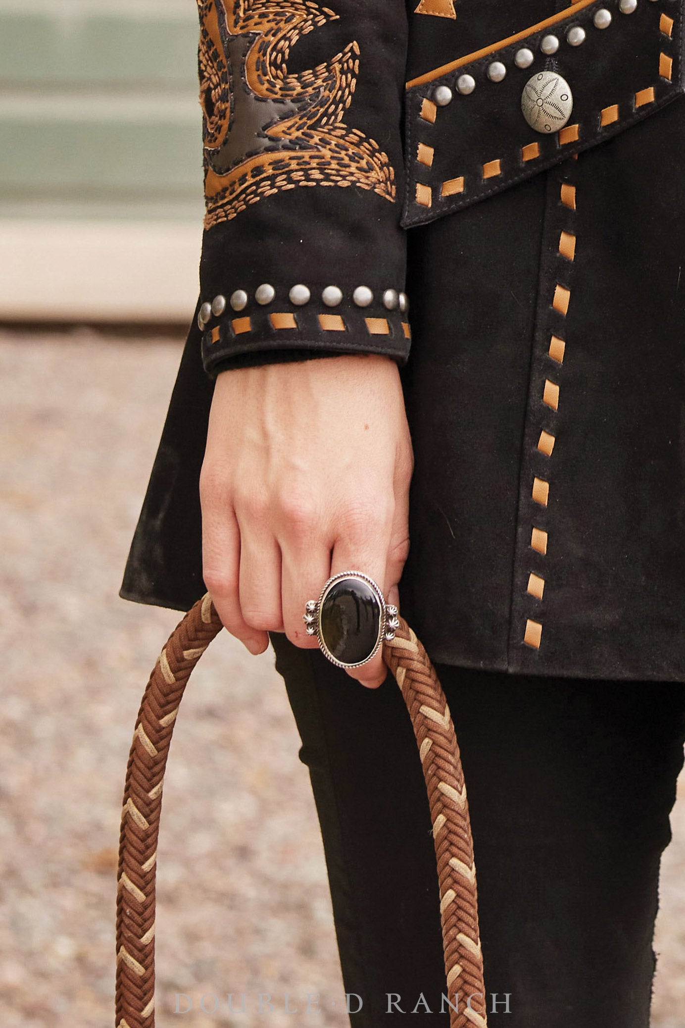 Ring, Onyx, Single Stone, Hallmark, 644