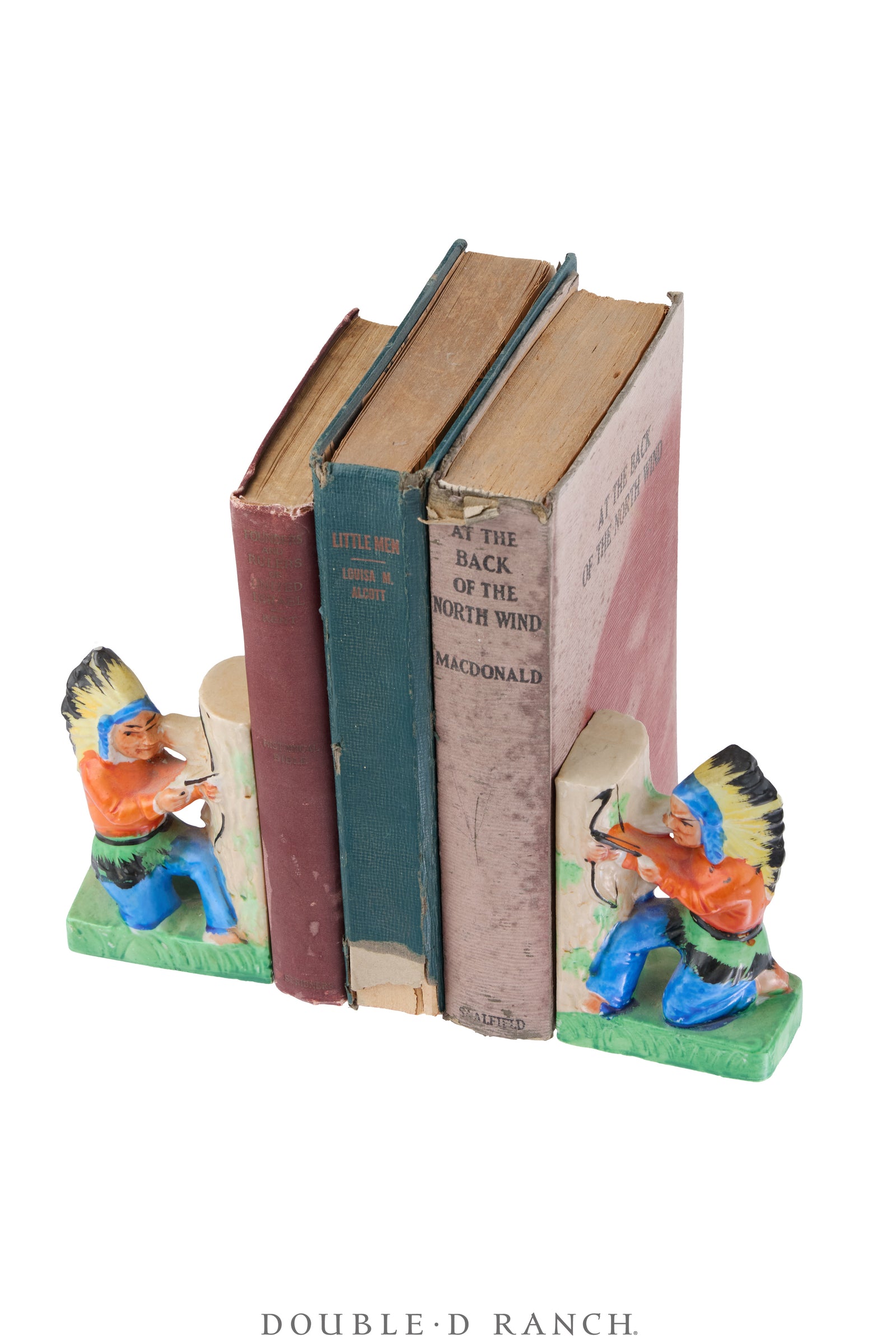 Miscellaneous, Bookends, Native Americans, Porcelain, Vintage ‘50s, 1233