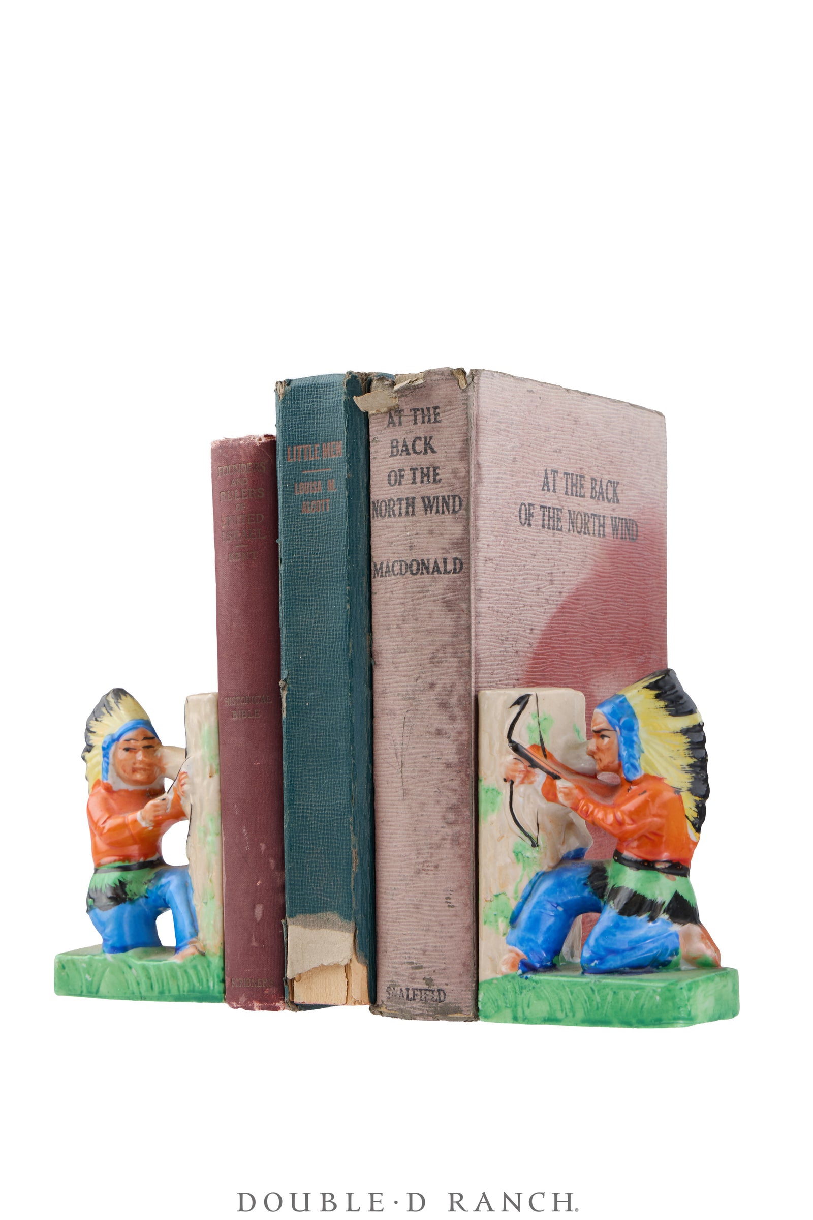 Miscellaneous, Bookends, Native Americans, Porcelain, Vintage ‘50s, 1233