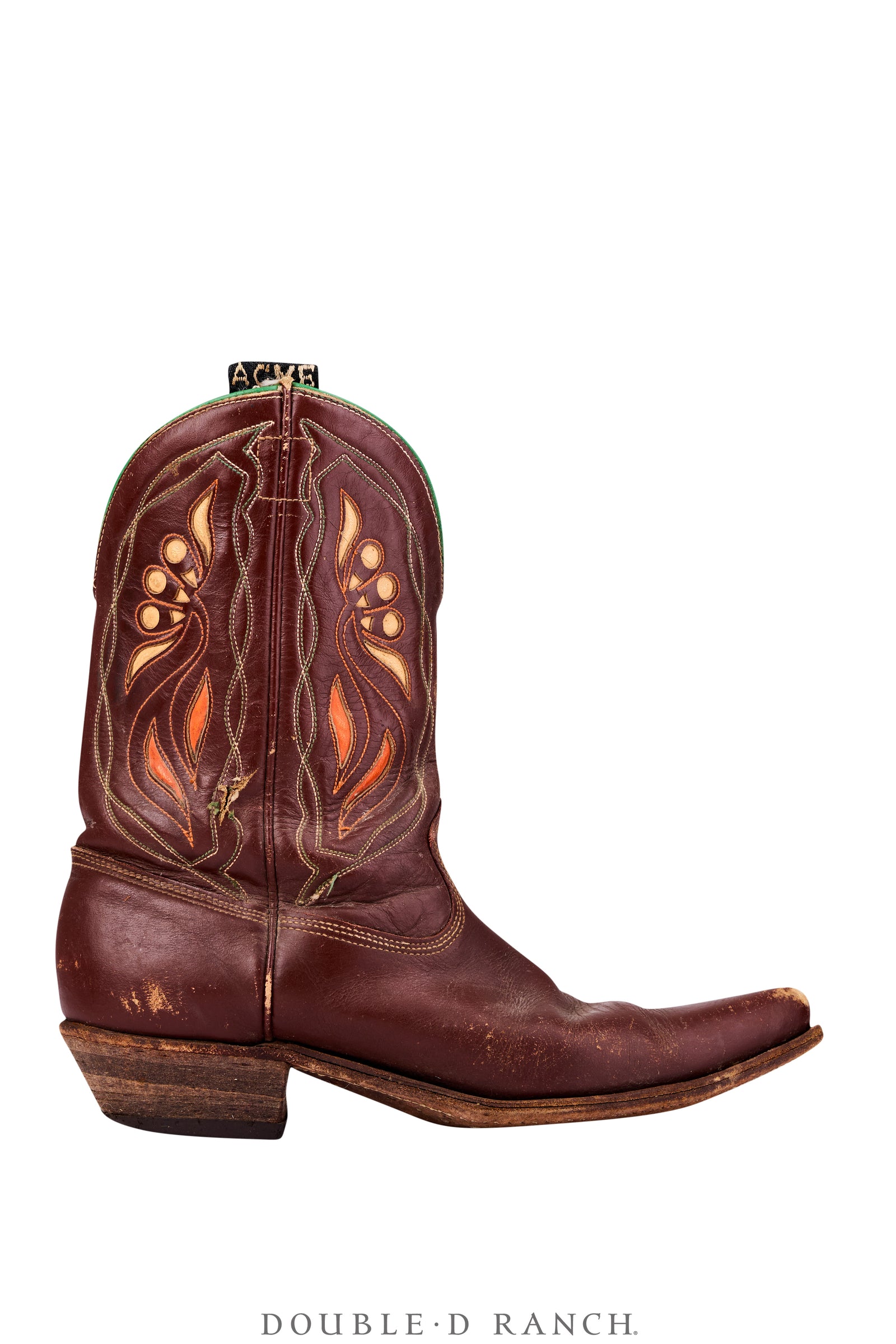 Boot, Vintage, Underlay, Floral, Acme Boot Company, Vintage, 1362