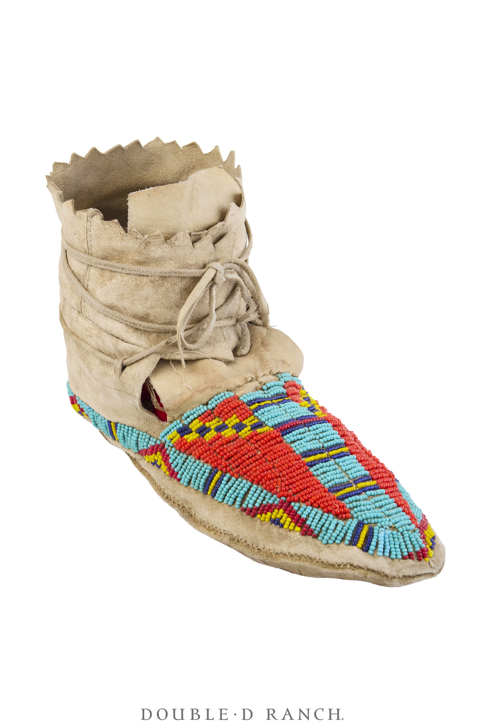 Miscellaneous, Artifact, Moccasins, Beaded, Plain, Vintage, ‘20s, 1371