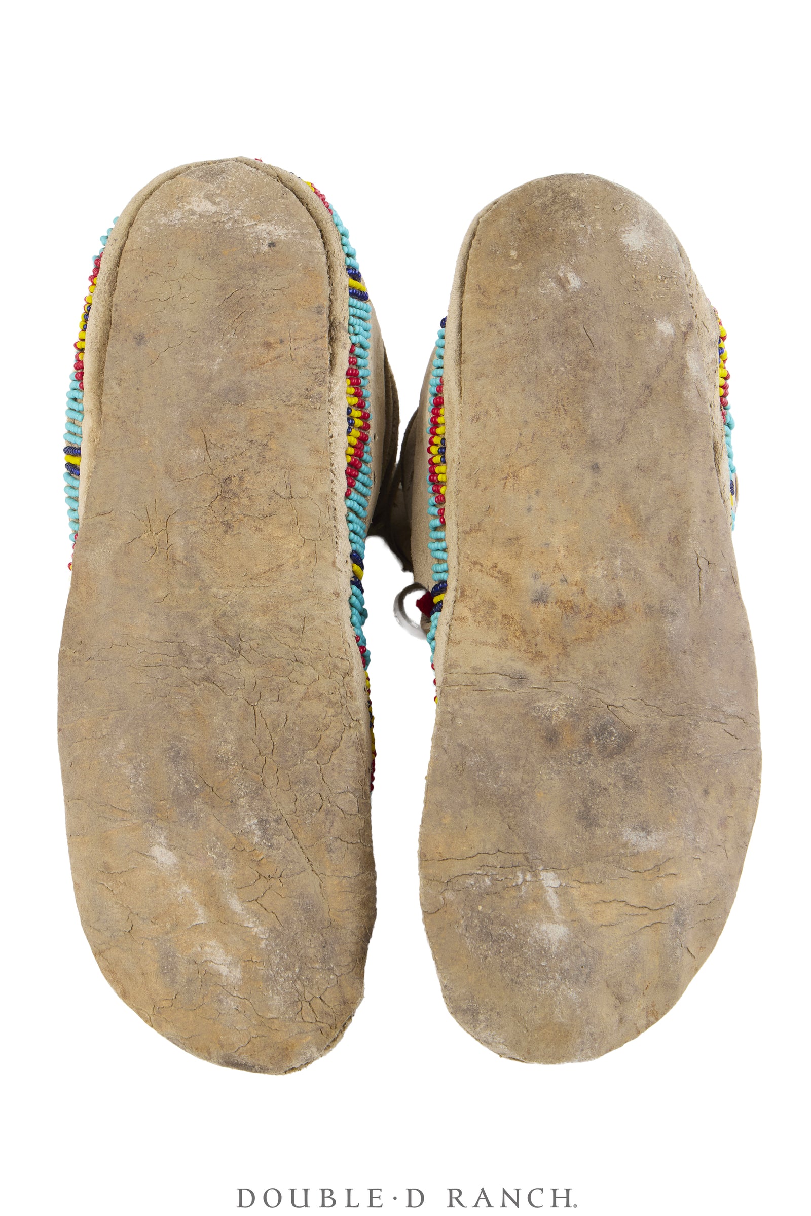 Miscellaneous, Artifact, Moccasins, Beaded, Plain, Vintage, ‘20s, 1371