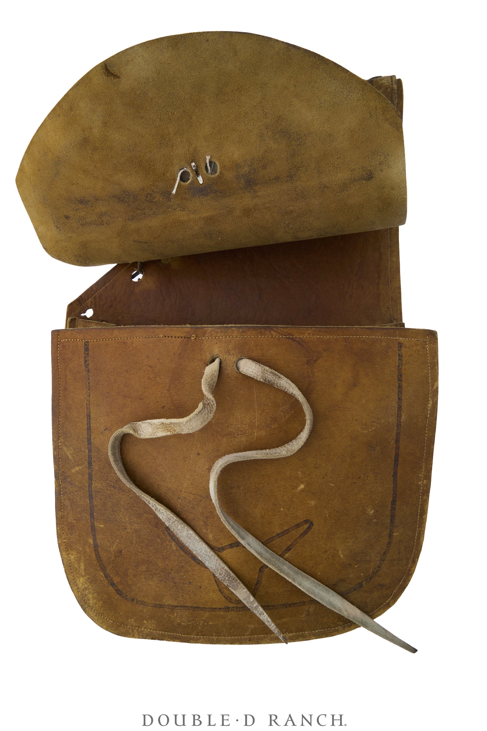 Bag, Saddle Bags, Longhorns, Conchos, Leather, Vintage, 1442