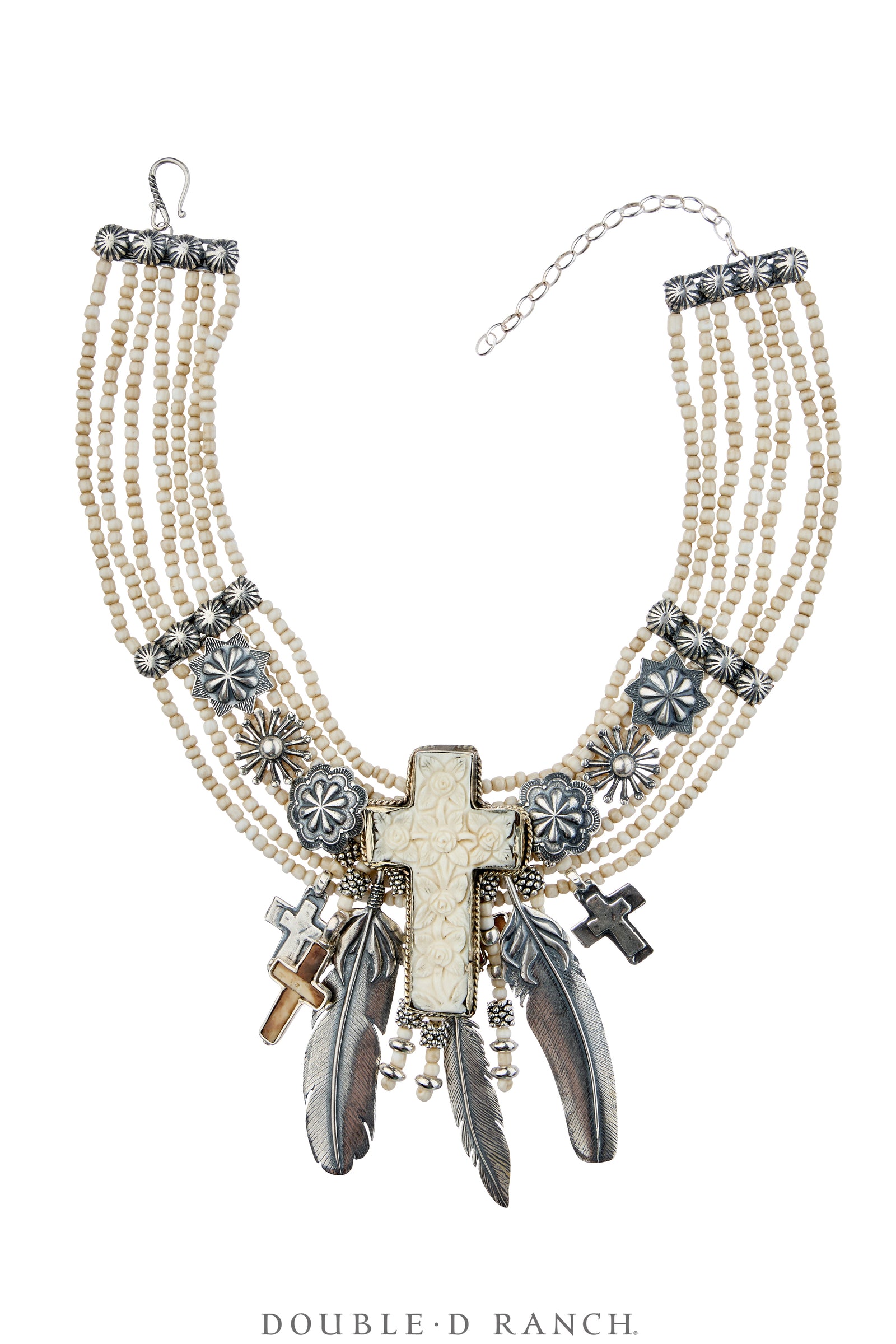 Necklace, Mummy's Bundle, by Double D Ranch, Chakana, Choker, 158B