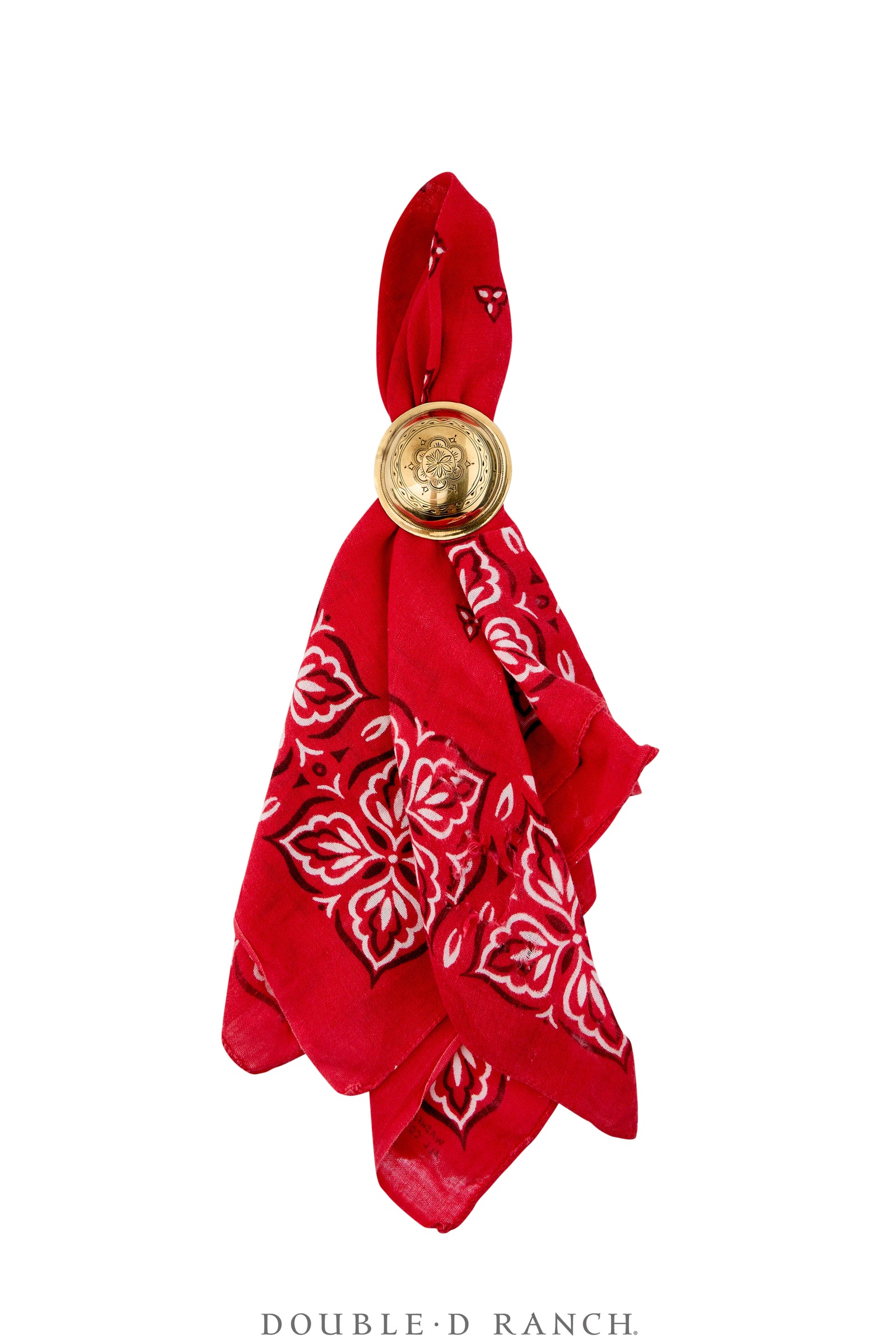 Scarf Slide, Concho, Engraved, Linda Doyle Hallmark, New Old Stock, 1304