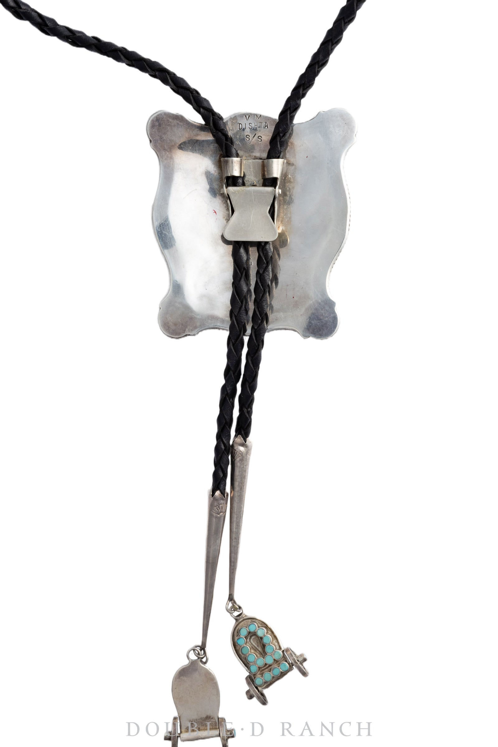 Belt & Bolo Set, Inlay, Conestoga wagon, Dishta, Vintage, 1631