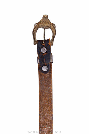 Belt, A Vintage, Buckle, Longhorn Buckle, Studded, Vintage ‘50s, 279