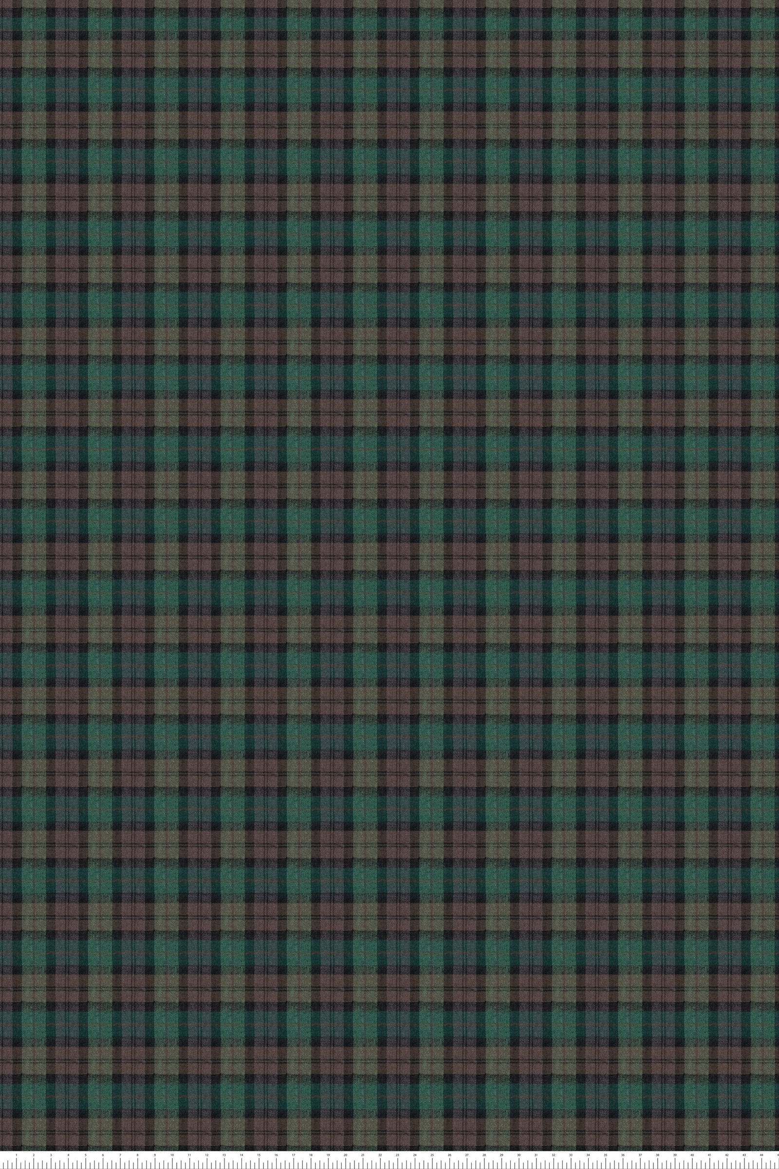 Fabric by the Yard, Plaid, Brownwatch, Pinewoods, 108