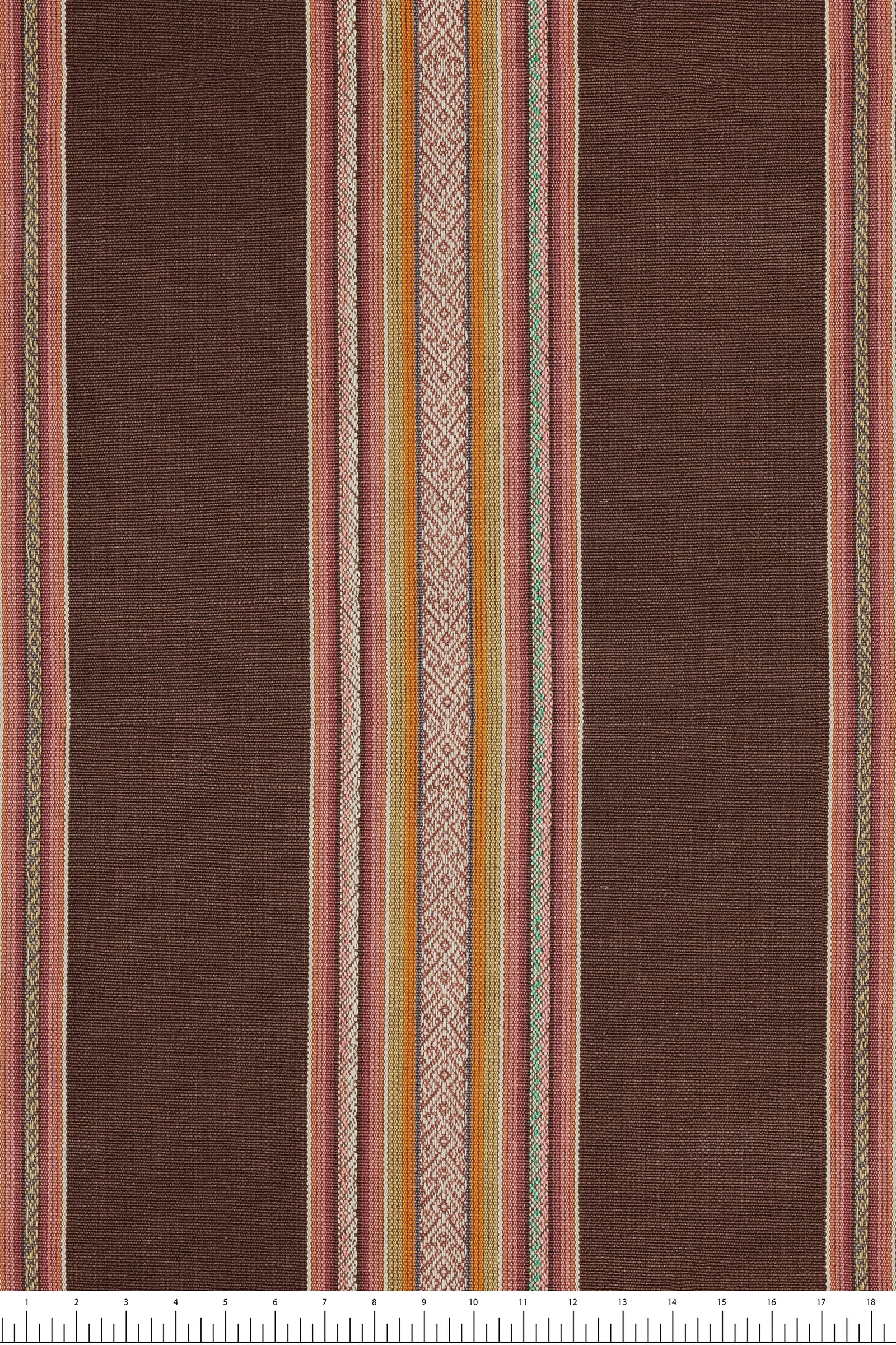 Fabric by the Yard, Serape, Chincheros, Cocoa