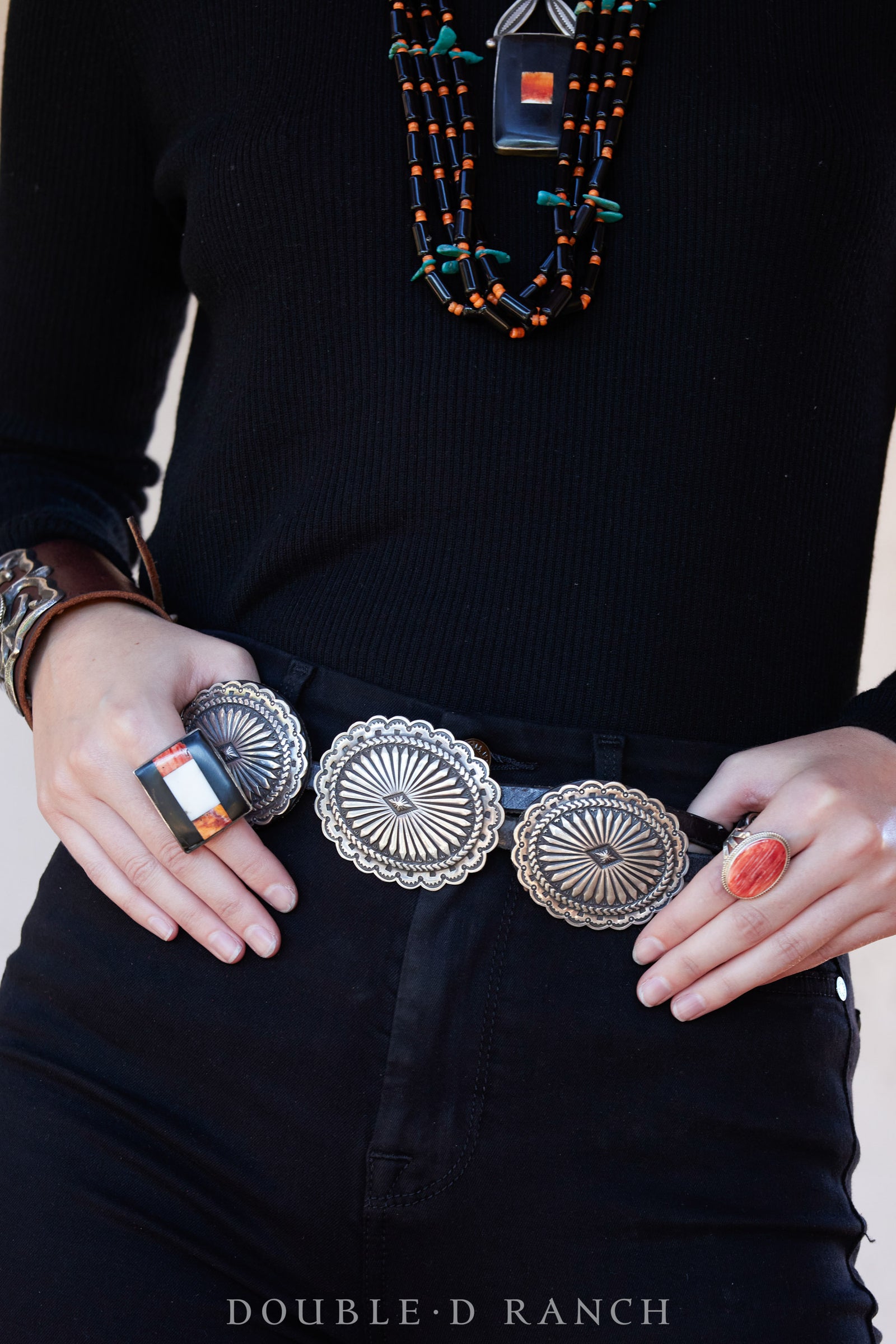 Ring, Orange Spiny Oyster, Contemporary 838